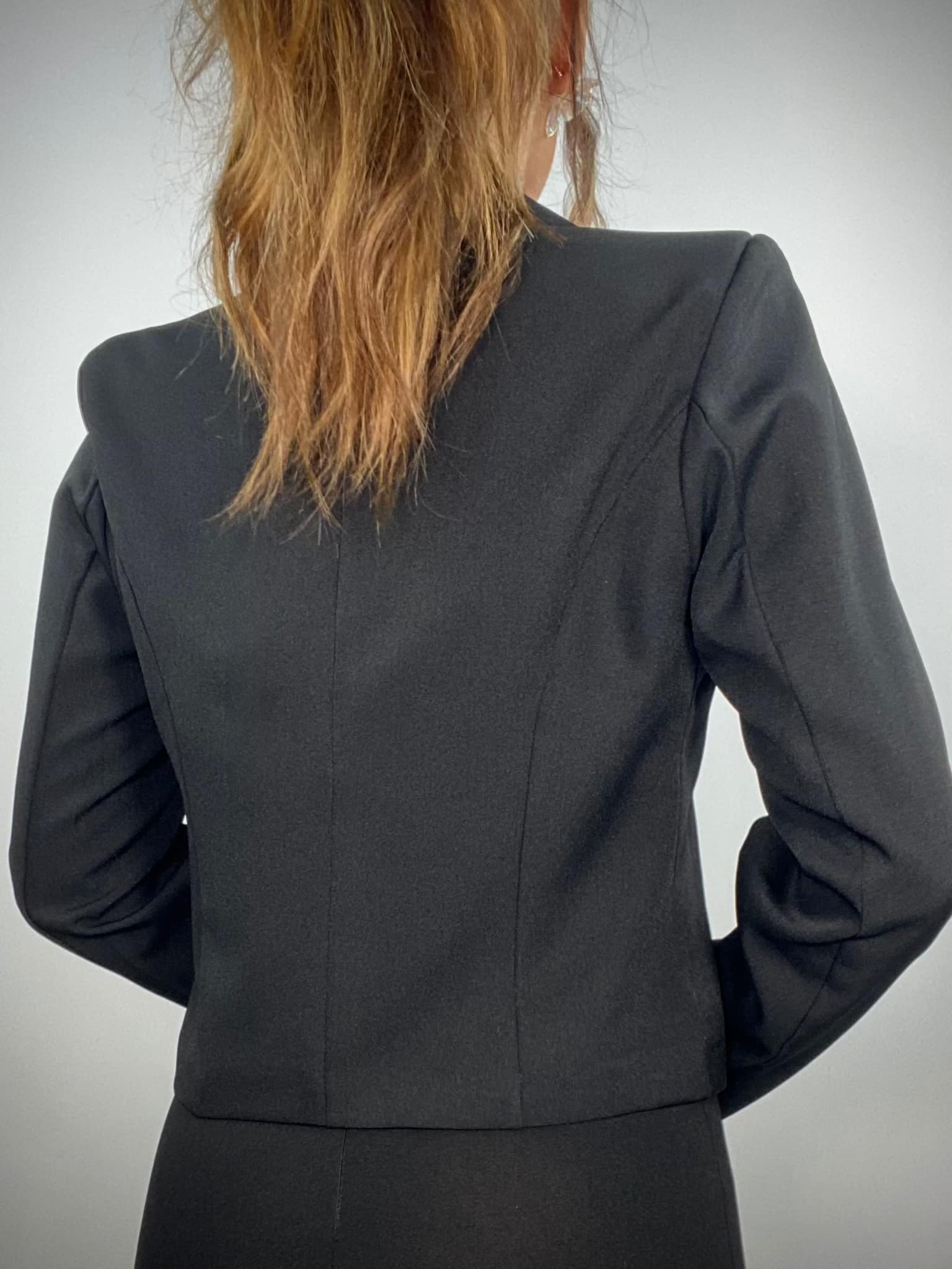 Blazer Crop Completo - Nero