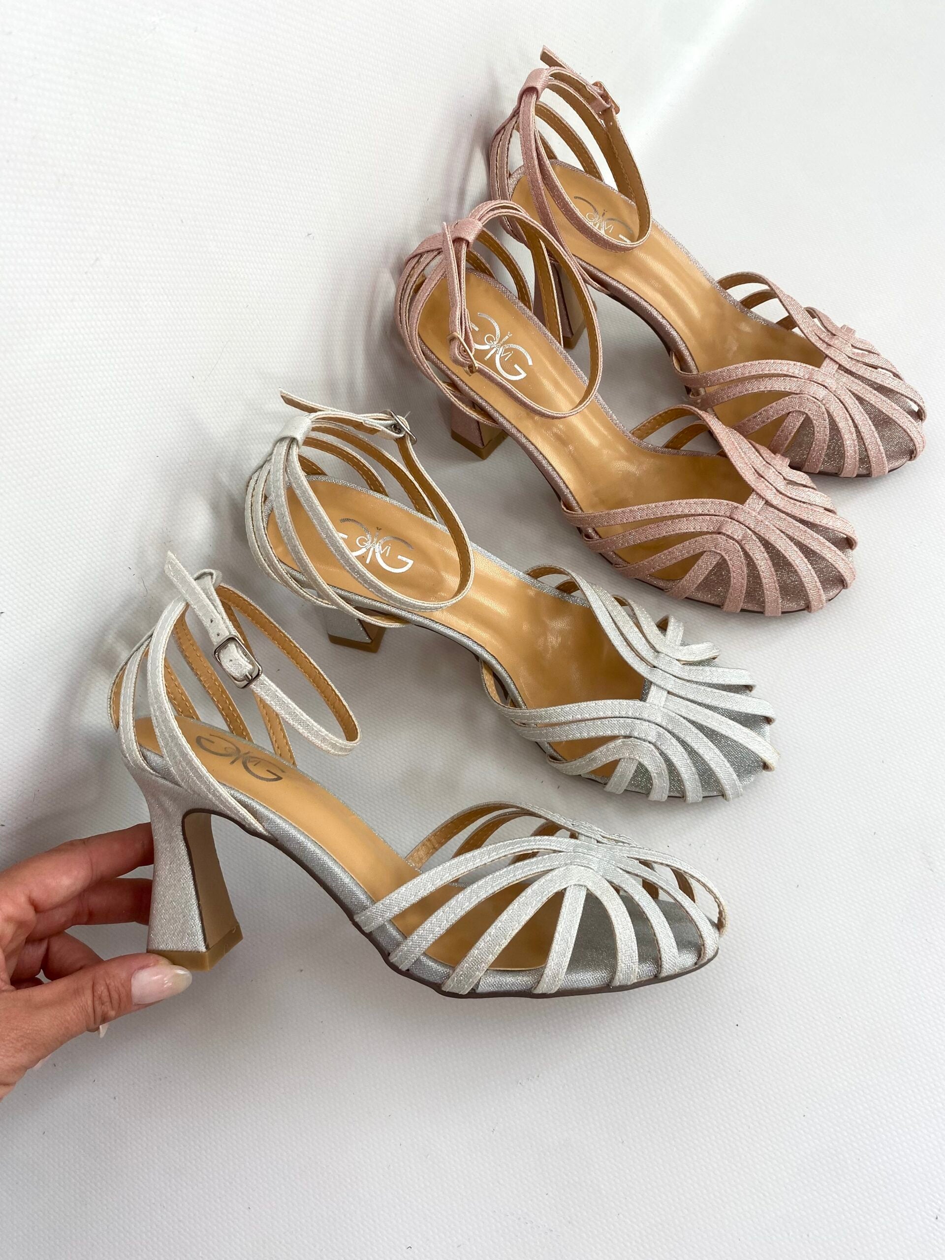 Sandali Tango Glitter - Rosa /  Champagne