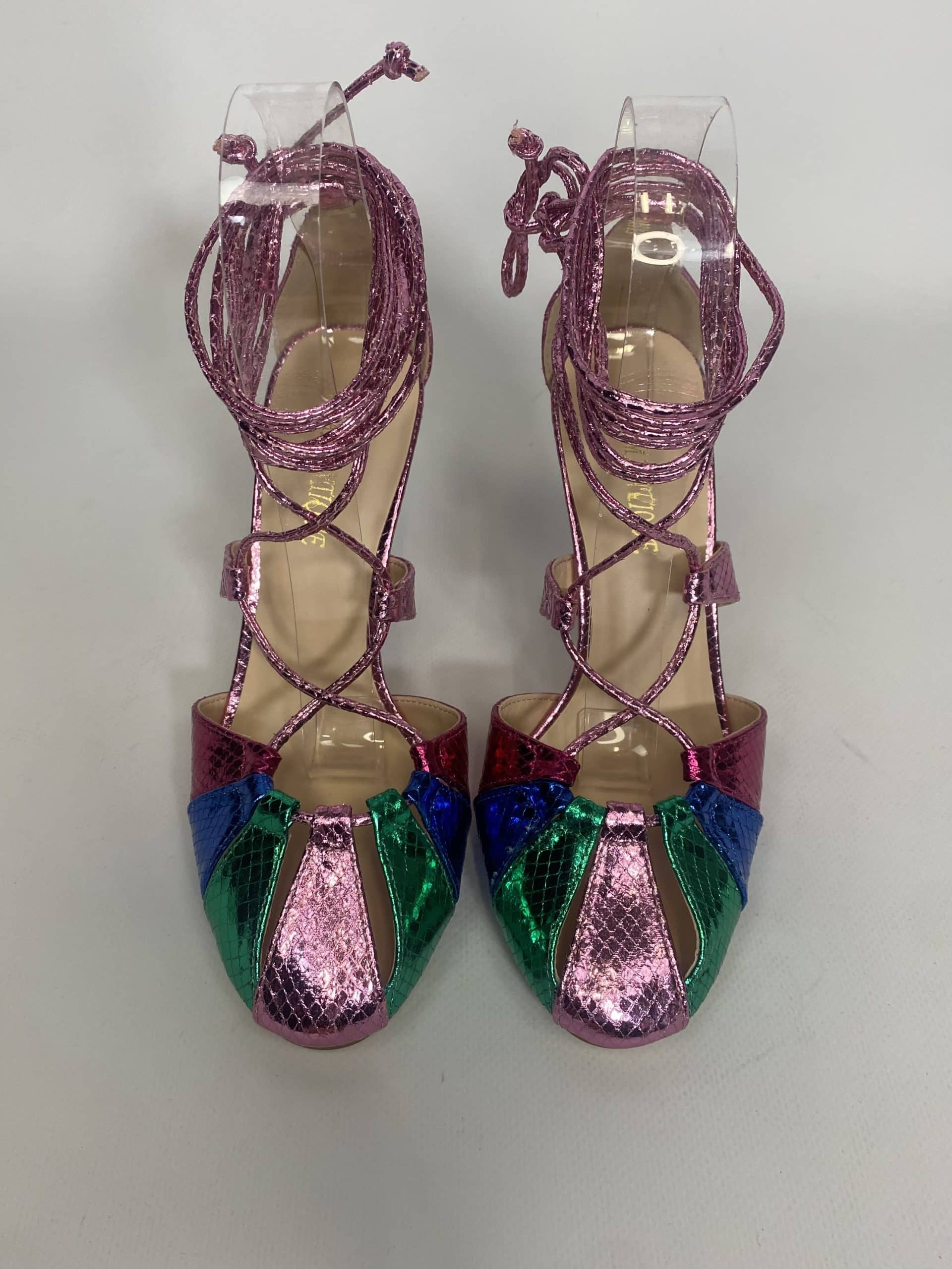 Sandali Miley Alla Schiava  - Multicolor / Fucsia