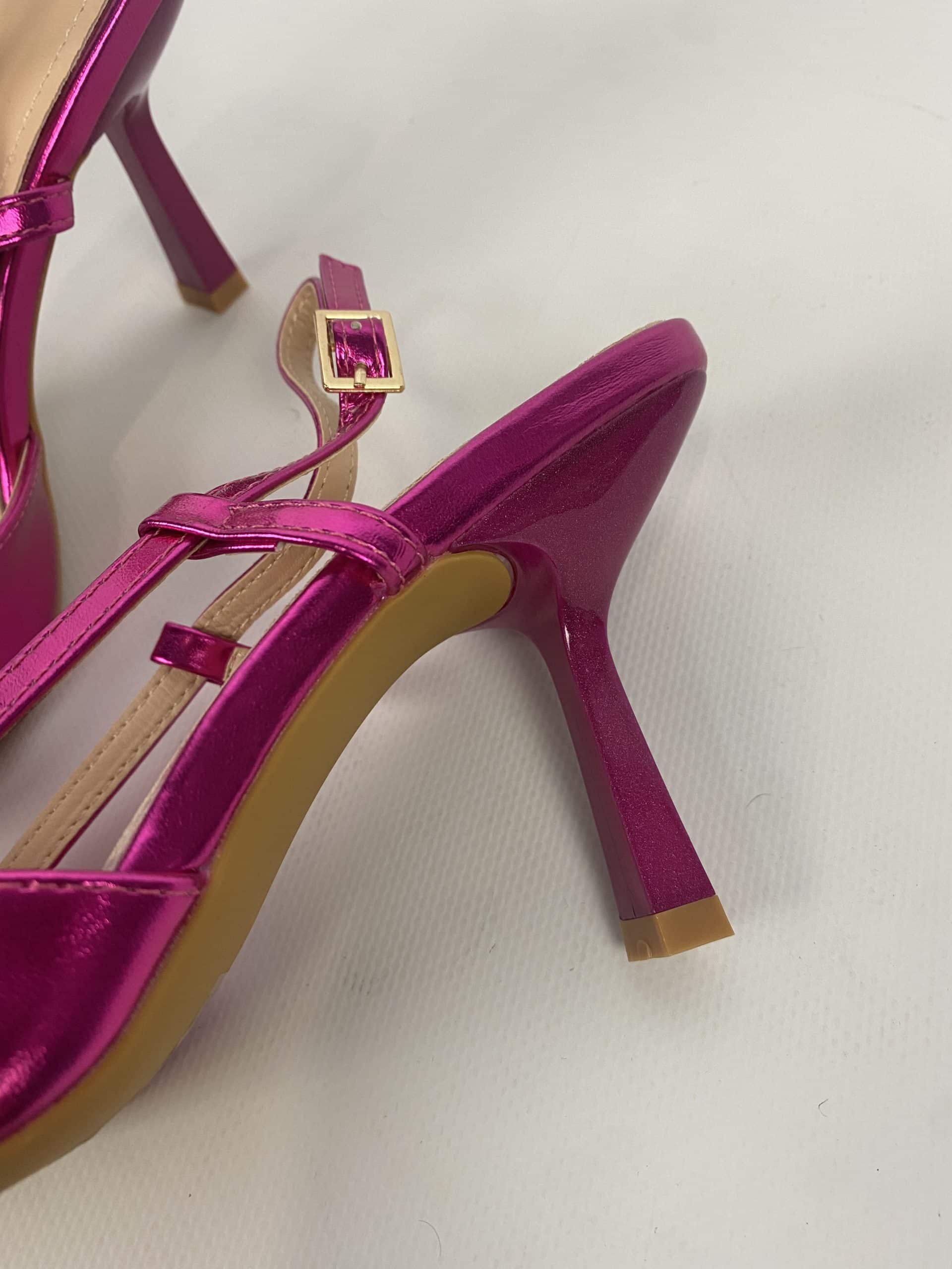 Slingback Morsetto Gioiello - Fucsia