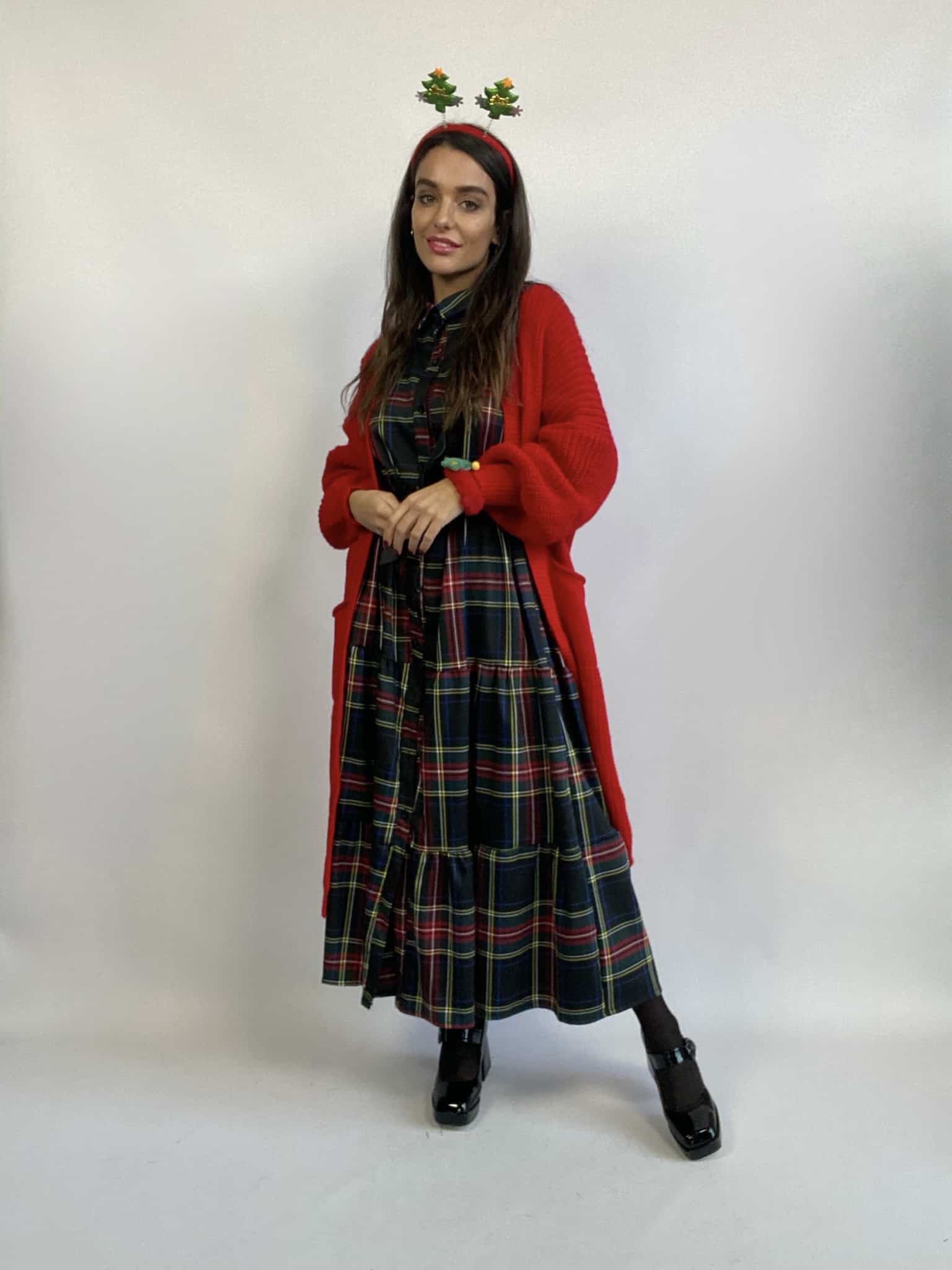 Maxi Cardigan Eva - Rosso