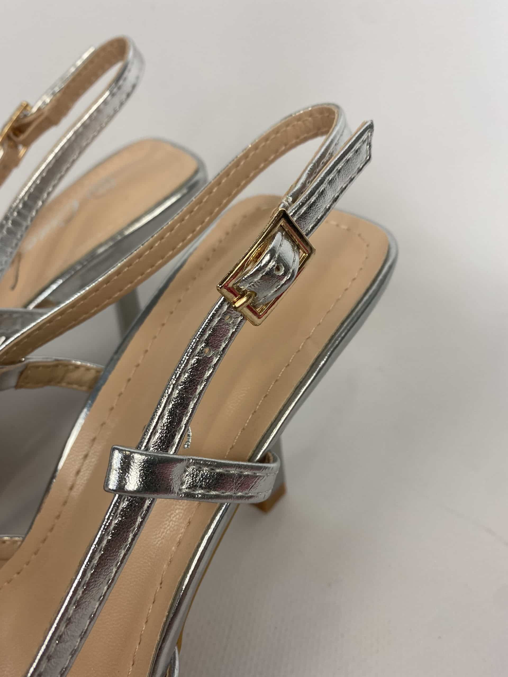 Slingback Morsetto Gioiello - Argento