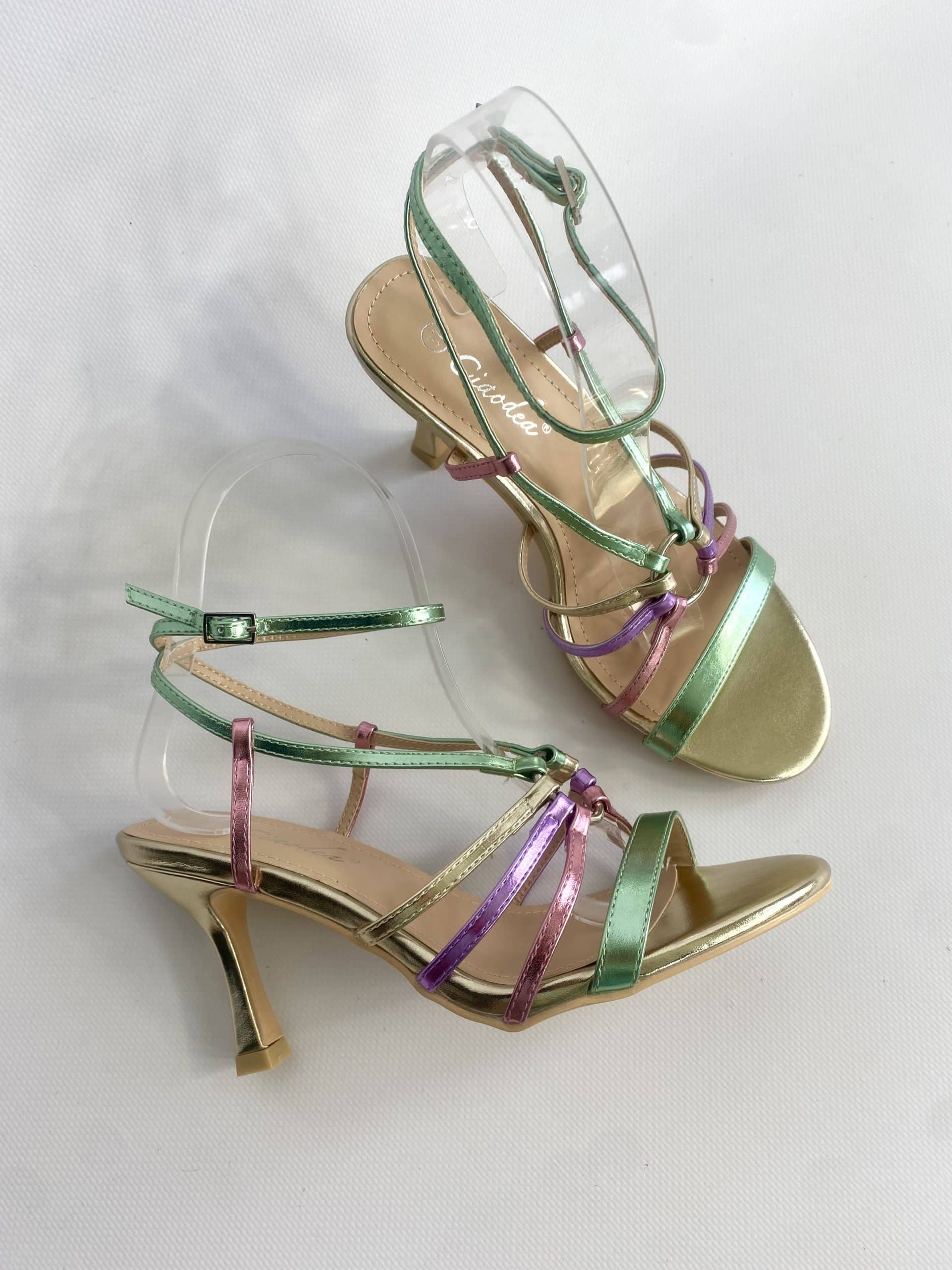 Sandali Ring - Multicolor / Oro.