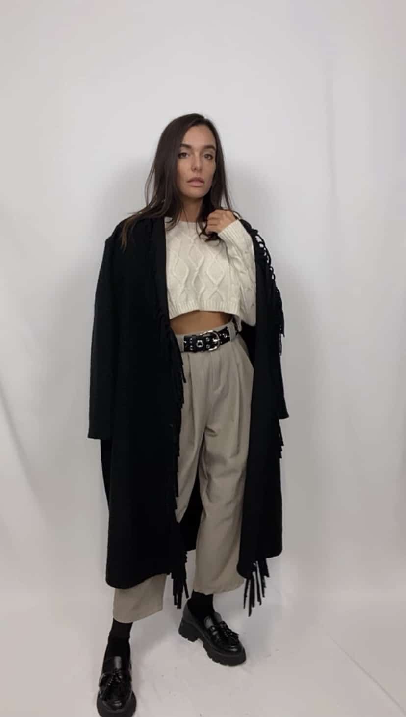 Cintura Occhielli - Nero / Argento