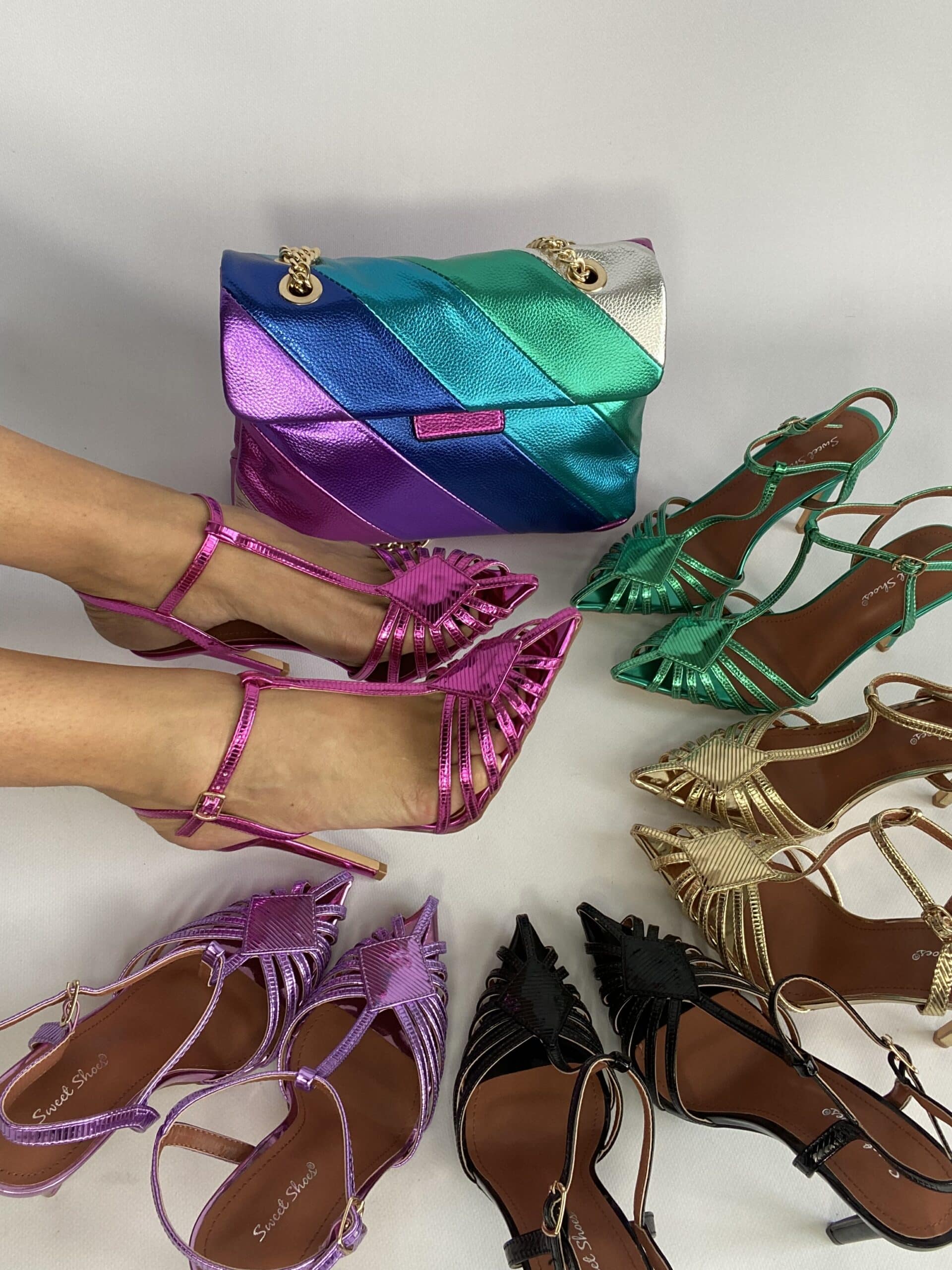 New Borsa Multicolor con Tracolla - Media