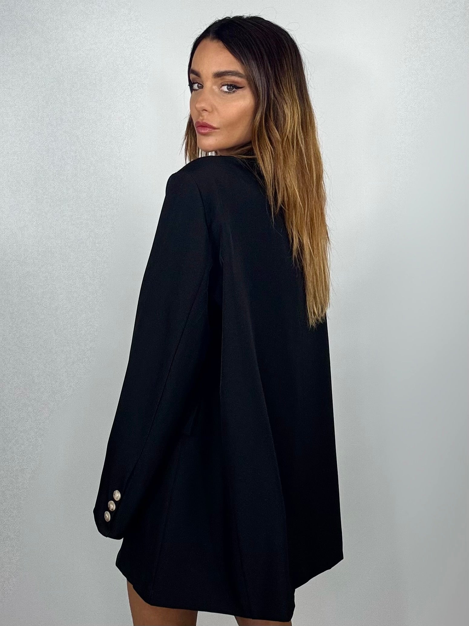 Blazer Super Over - Nero/ Bottoni beige