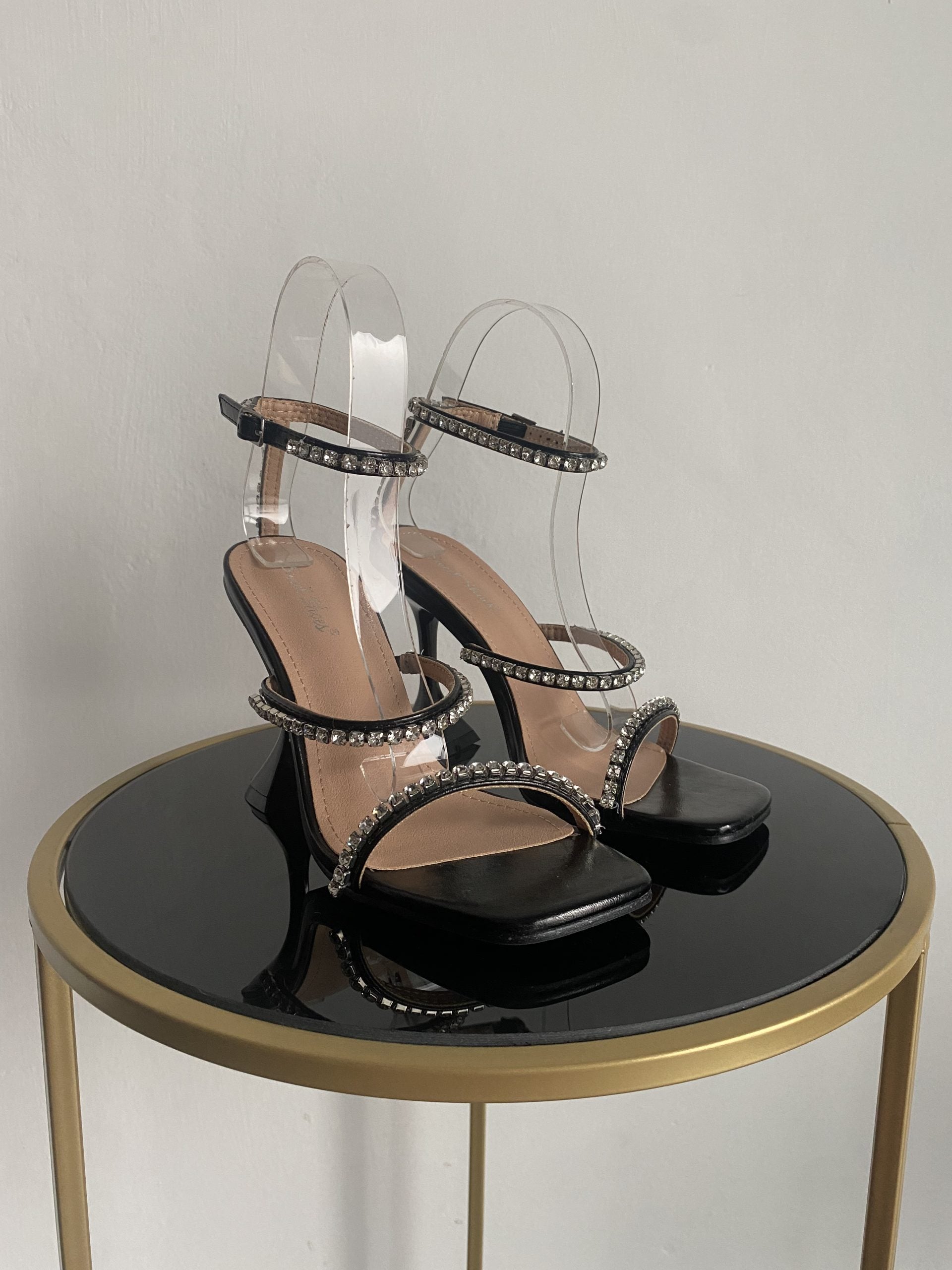 Sandali Gioiello Mina - Nero