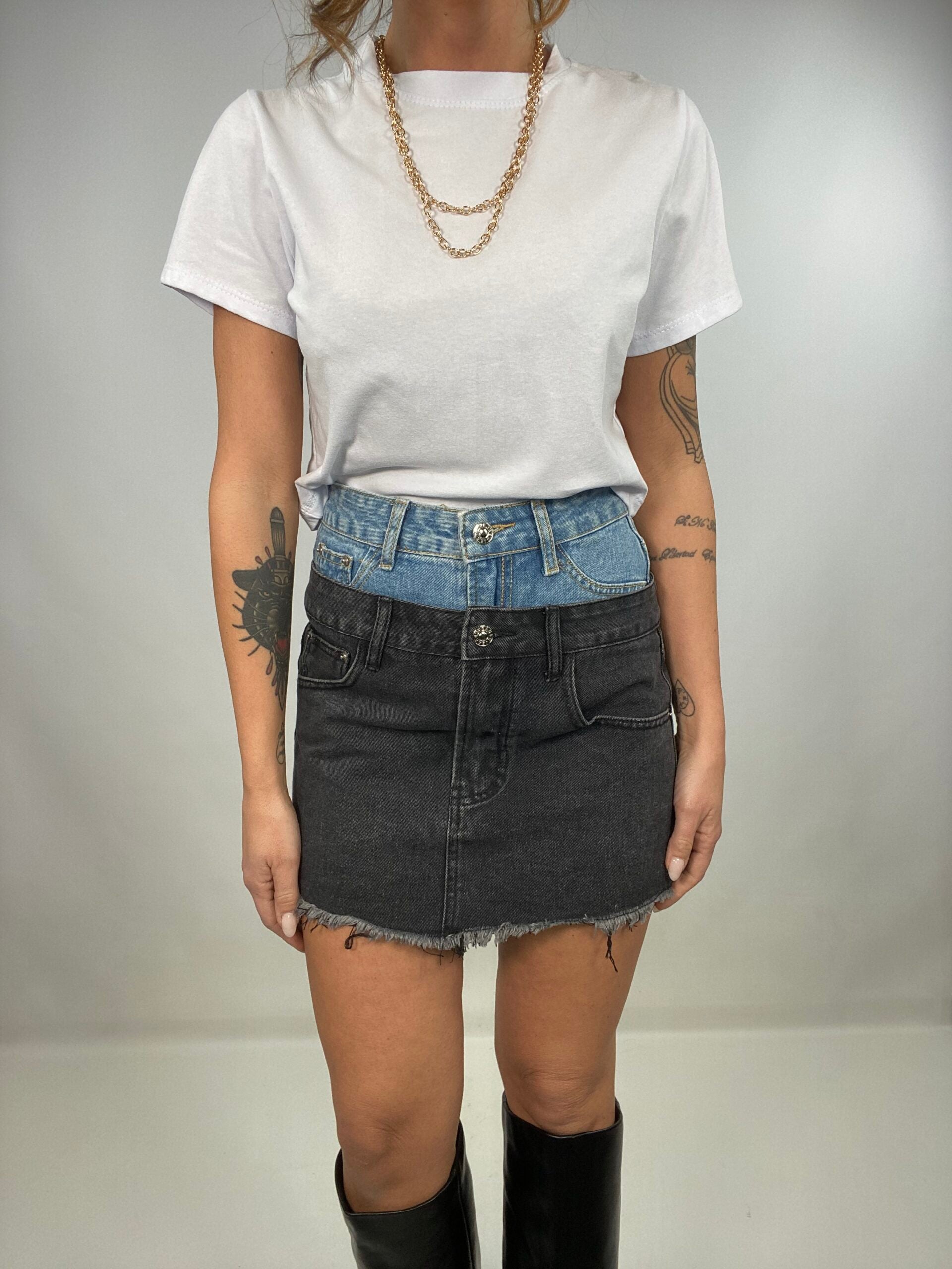 T-shirt Crop -Bianco
