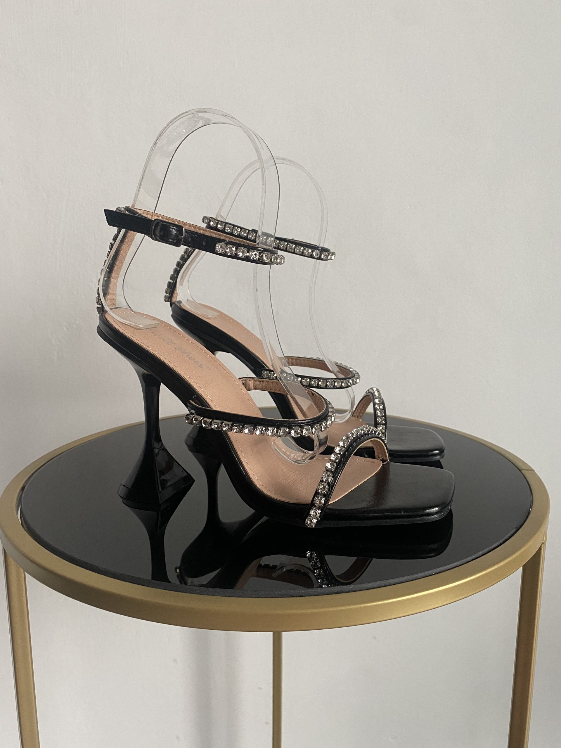 Sandali Gioiello Mina - Nero