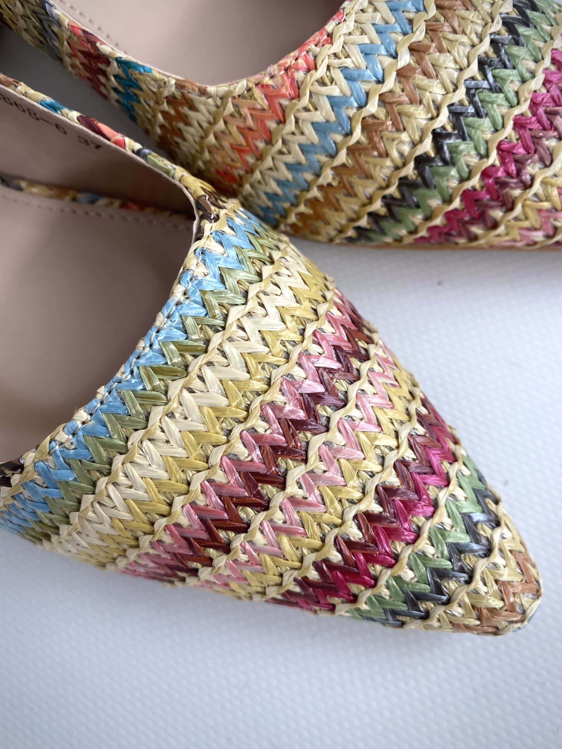Slingback Baby Rafia - Multicolor