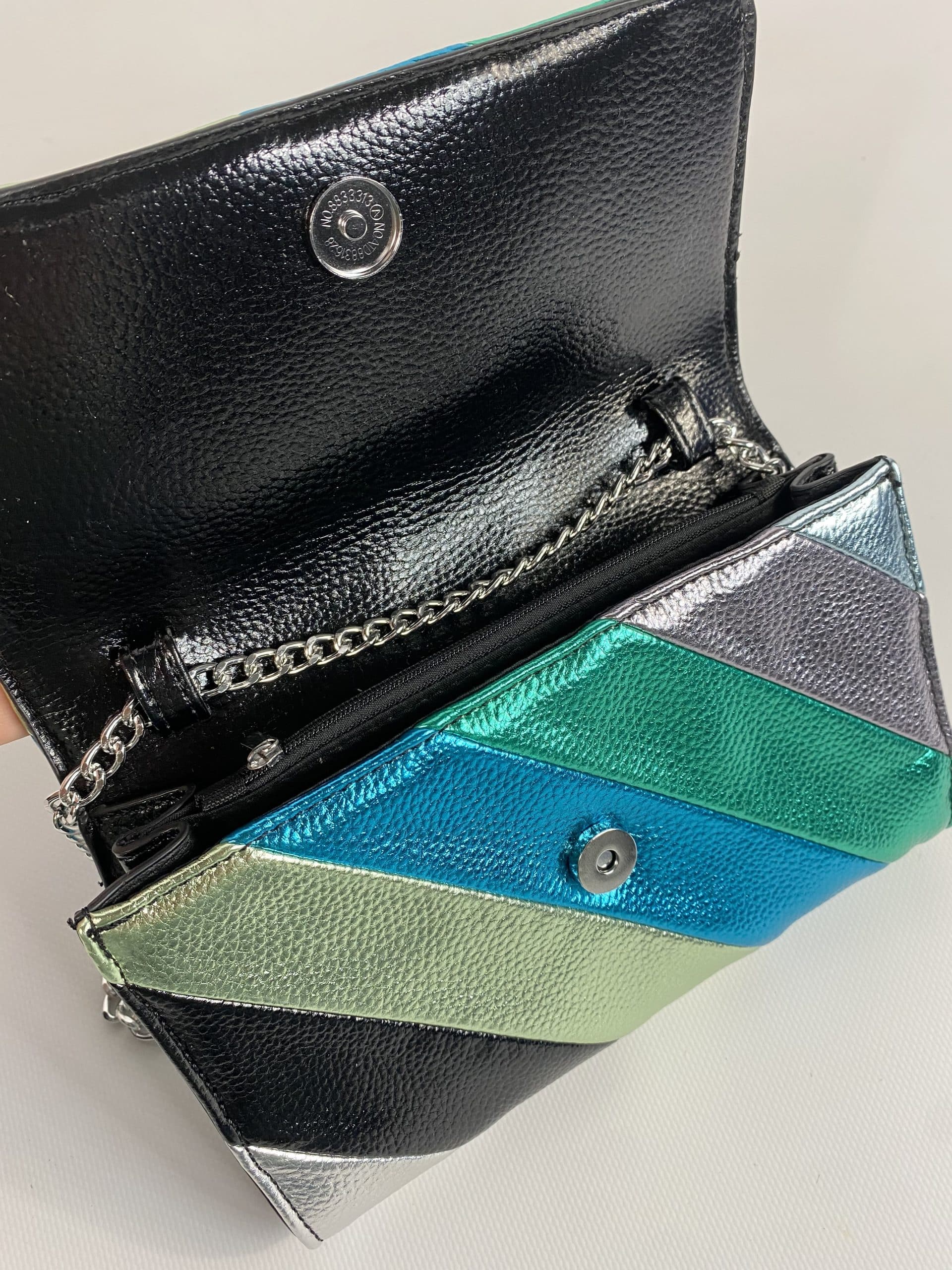 Clutch Multicolor con Tracolla