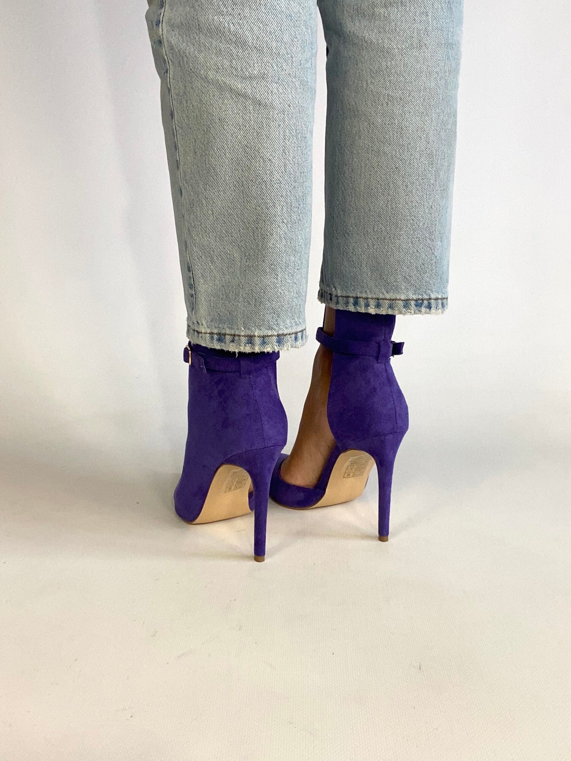 Tronchetto cut out - Camoscio Viola