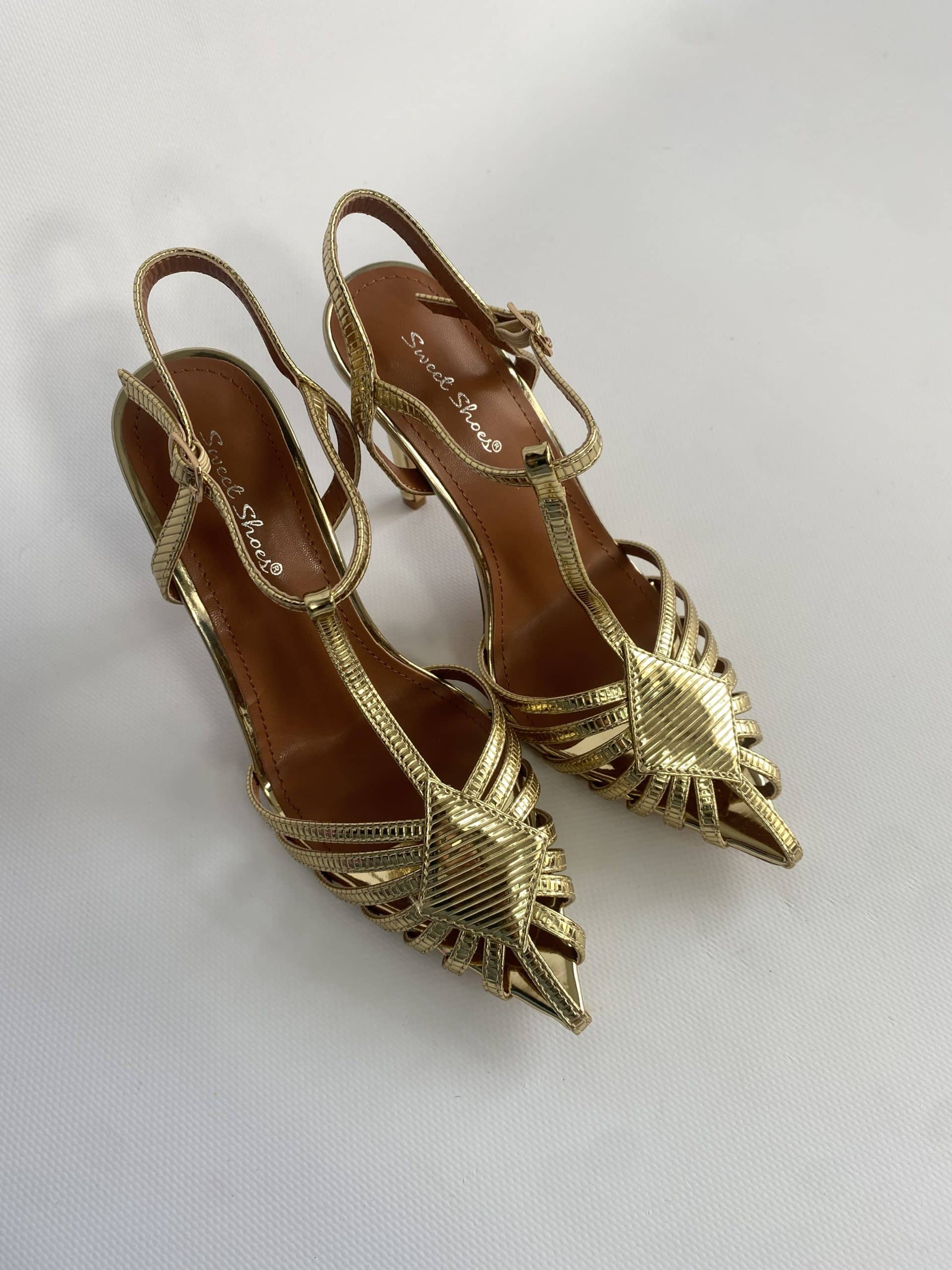 Sandali Silla T-bar - Oro