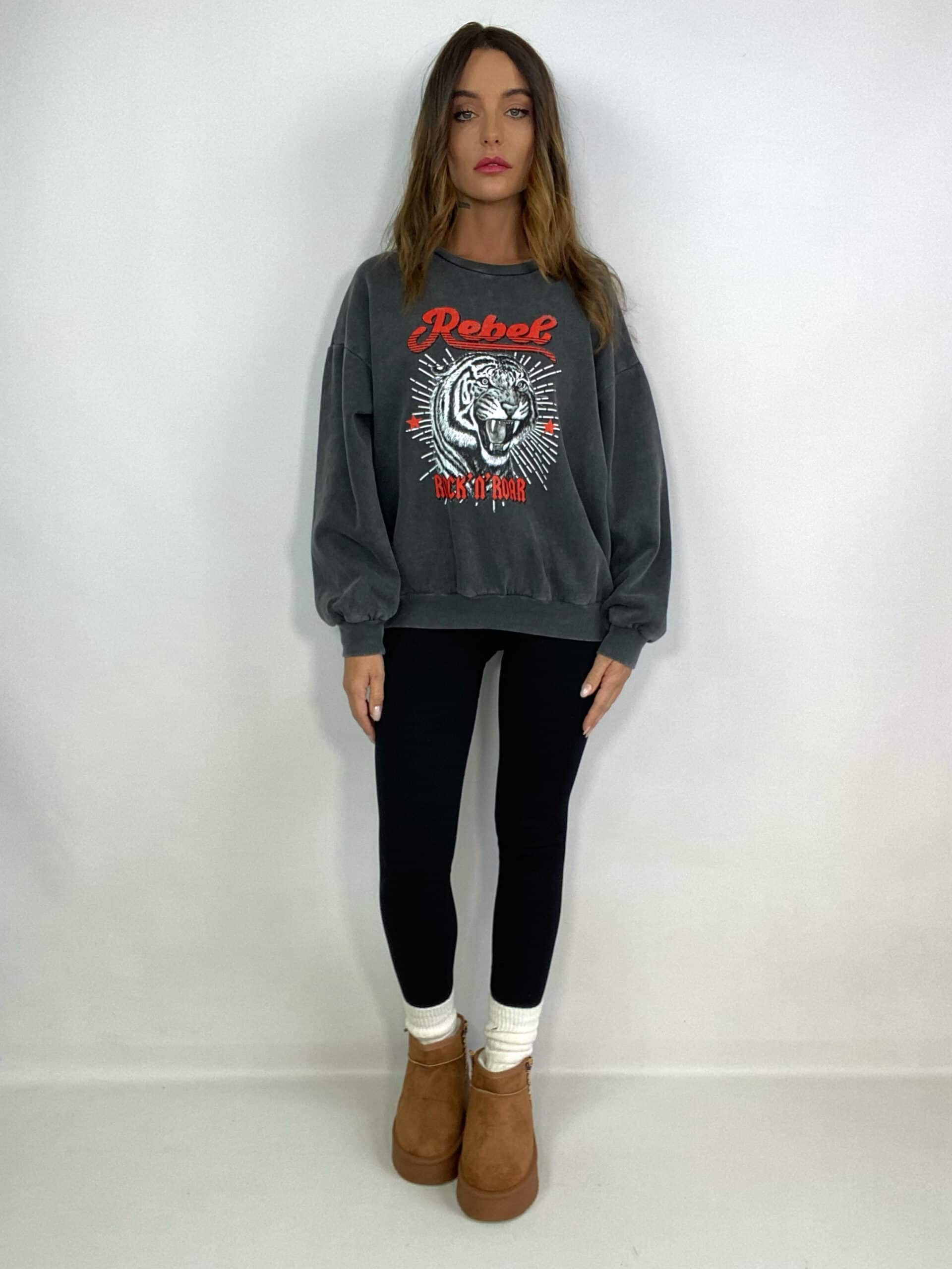 T-shirt Acid Wash - Aquila Viola