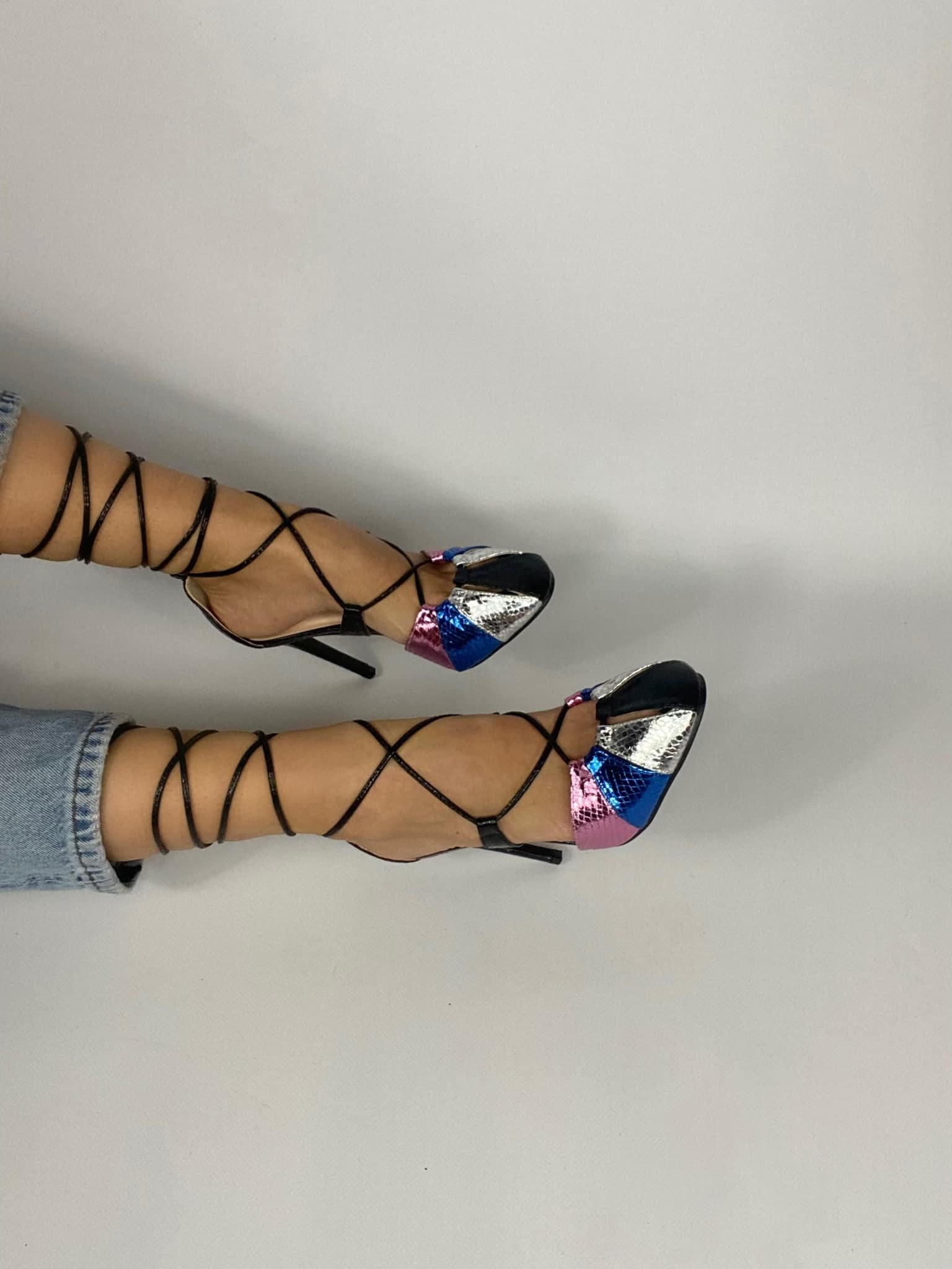 Sandali Miley Alla Schiava  - Multicolor / Nero