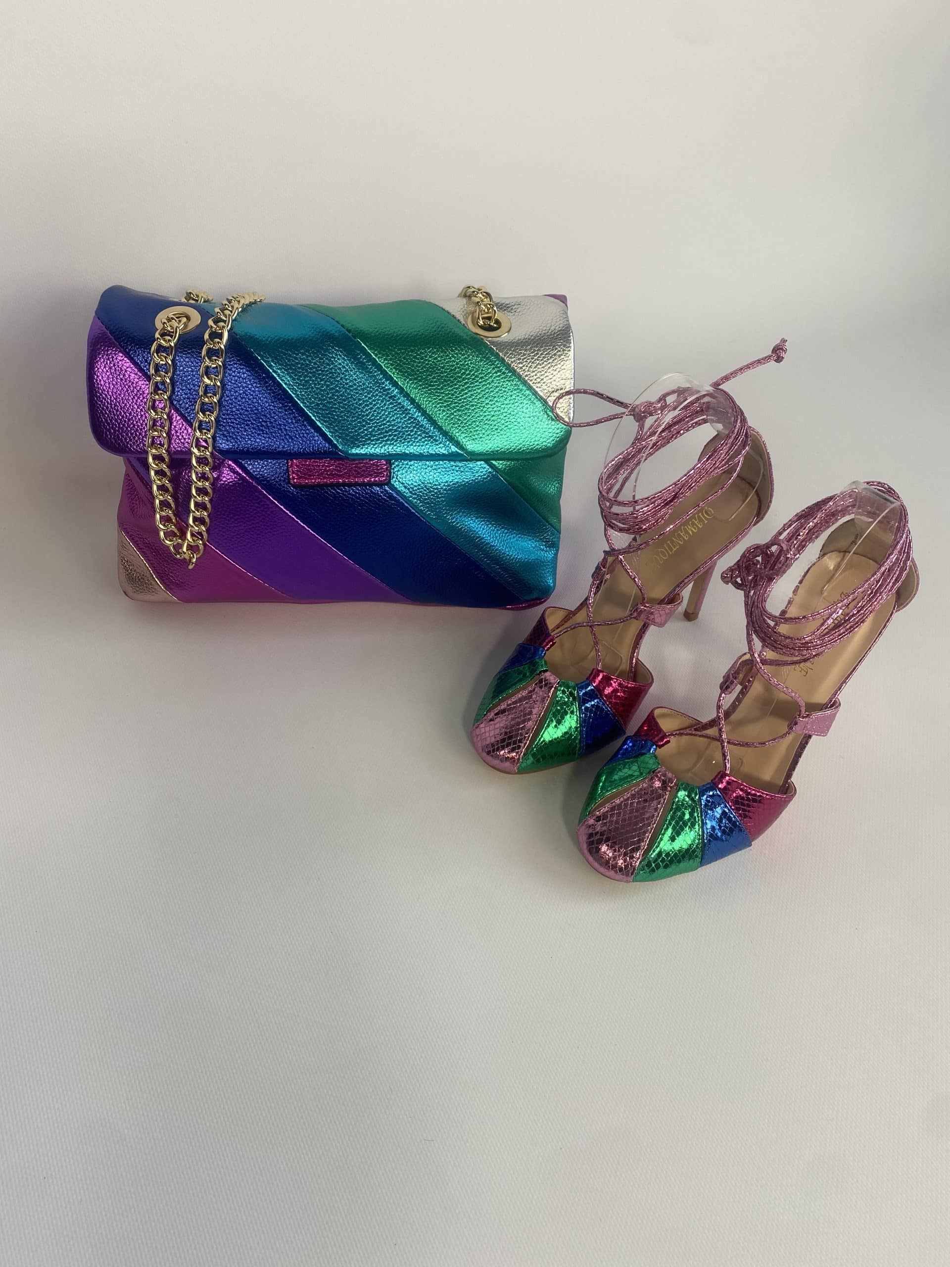 New Borsa Multicolor con Tracolla - Media