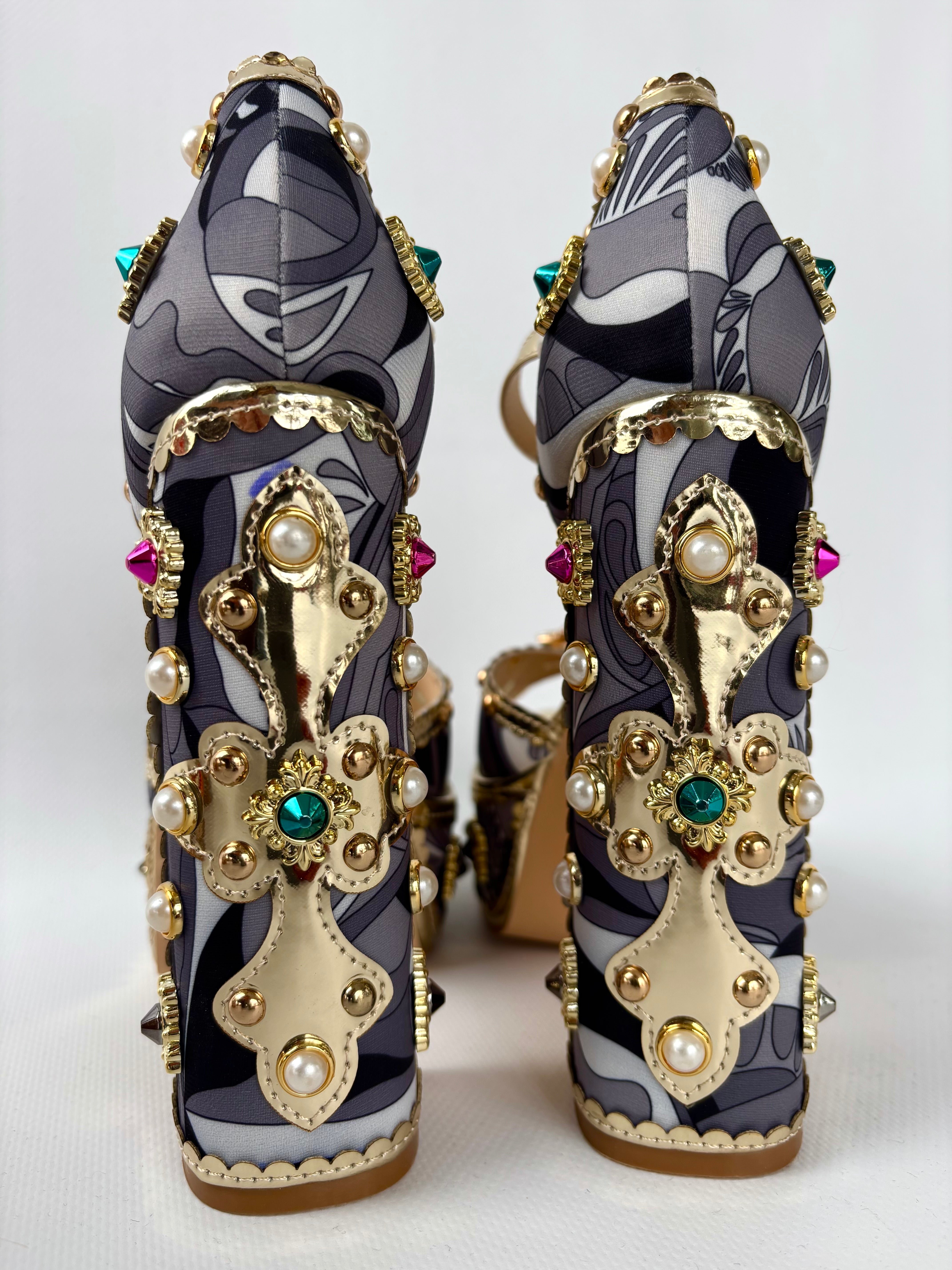 Sandali Sicily Super Platform - Nero