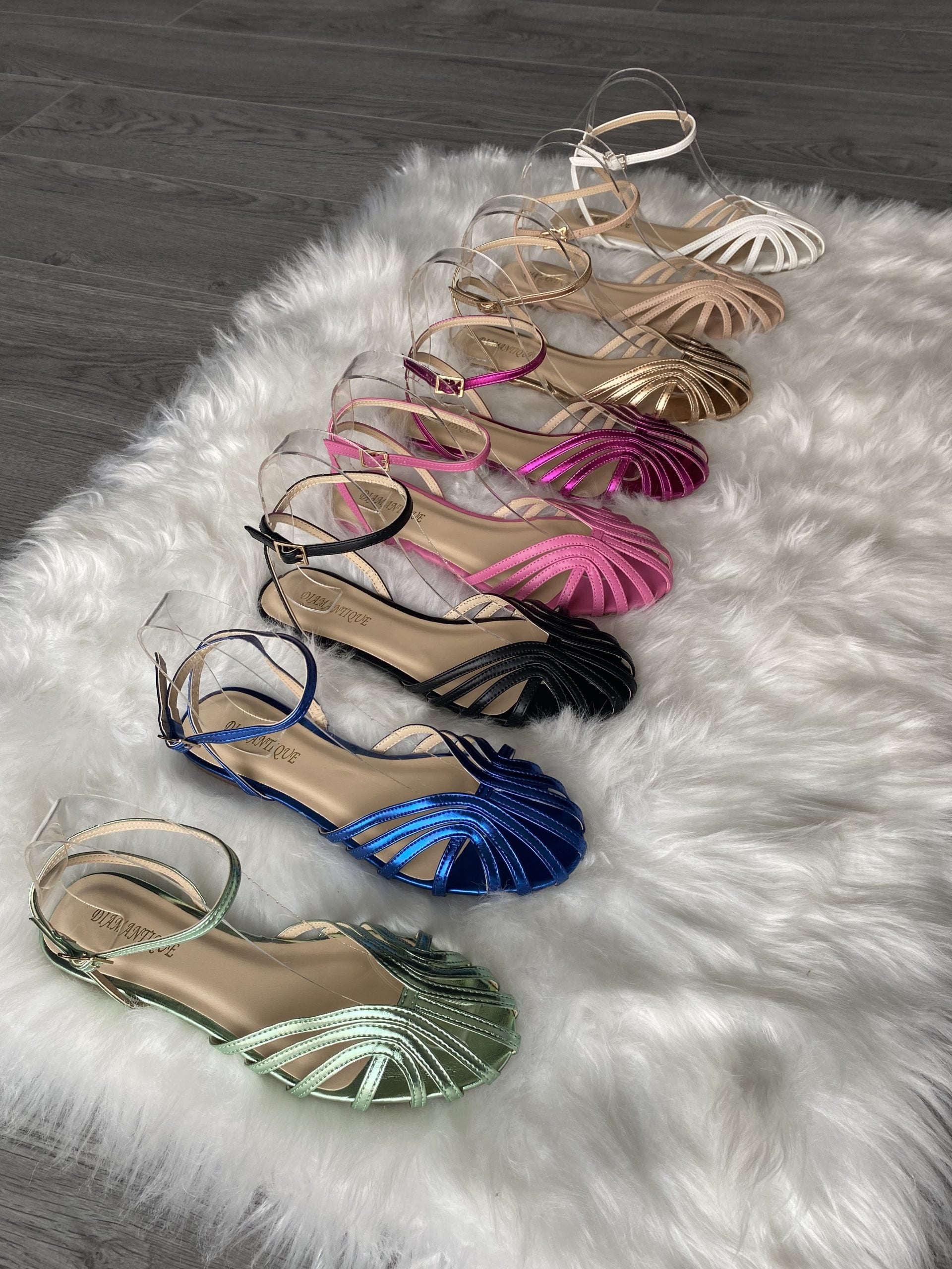 Sandali Tango Lover Shine Flat - Fucsia