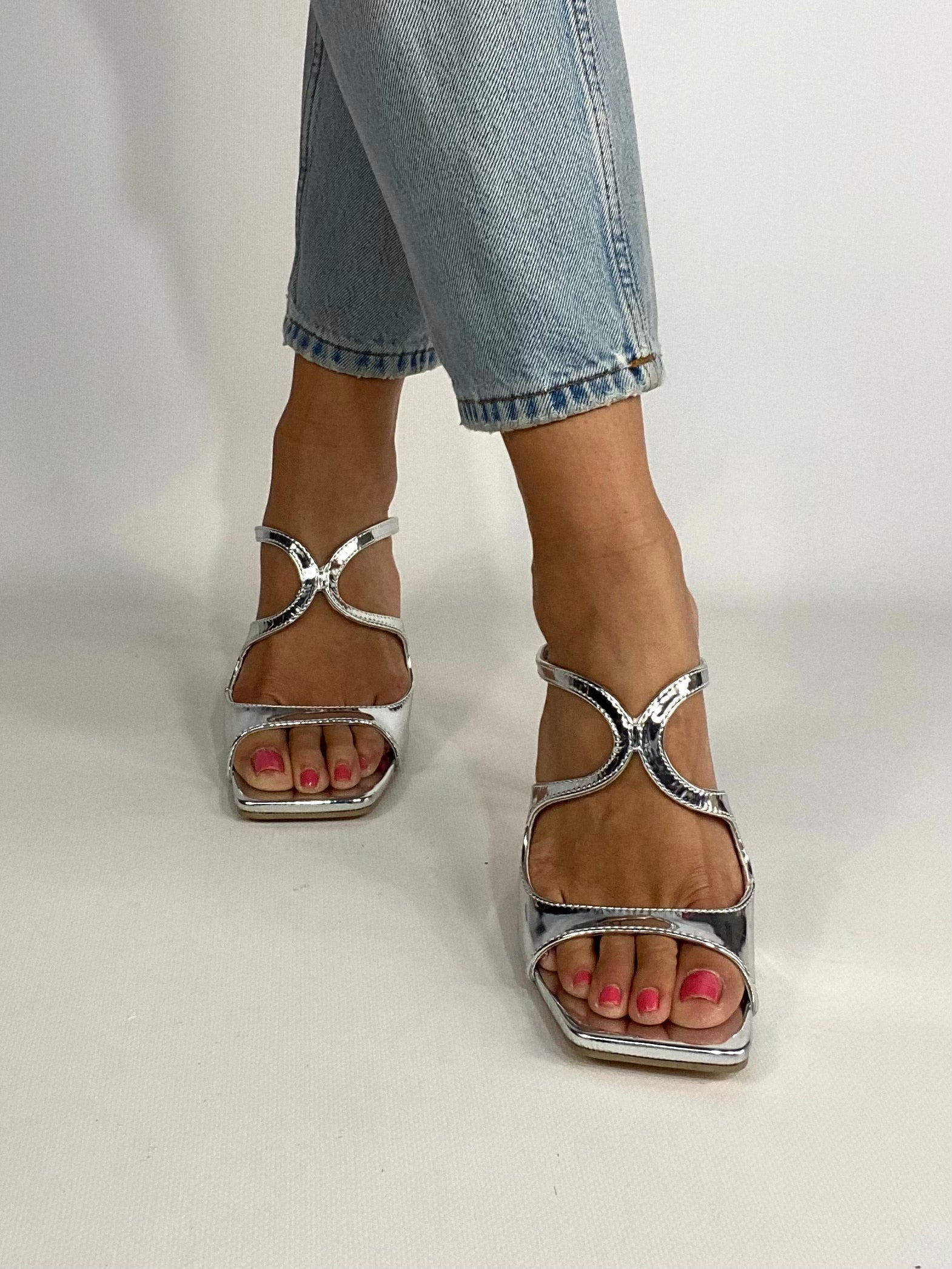 Mules Sally - Argento