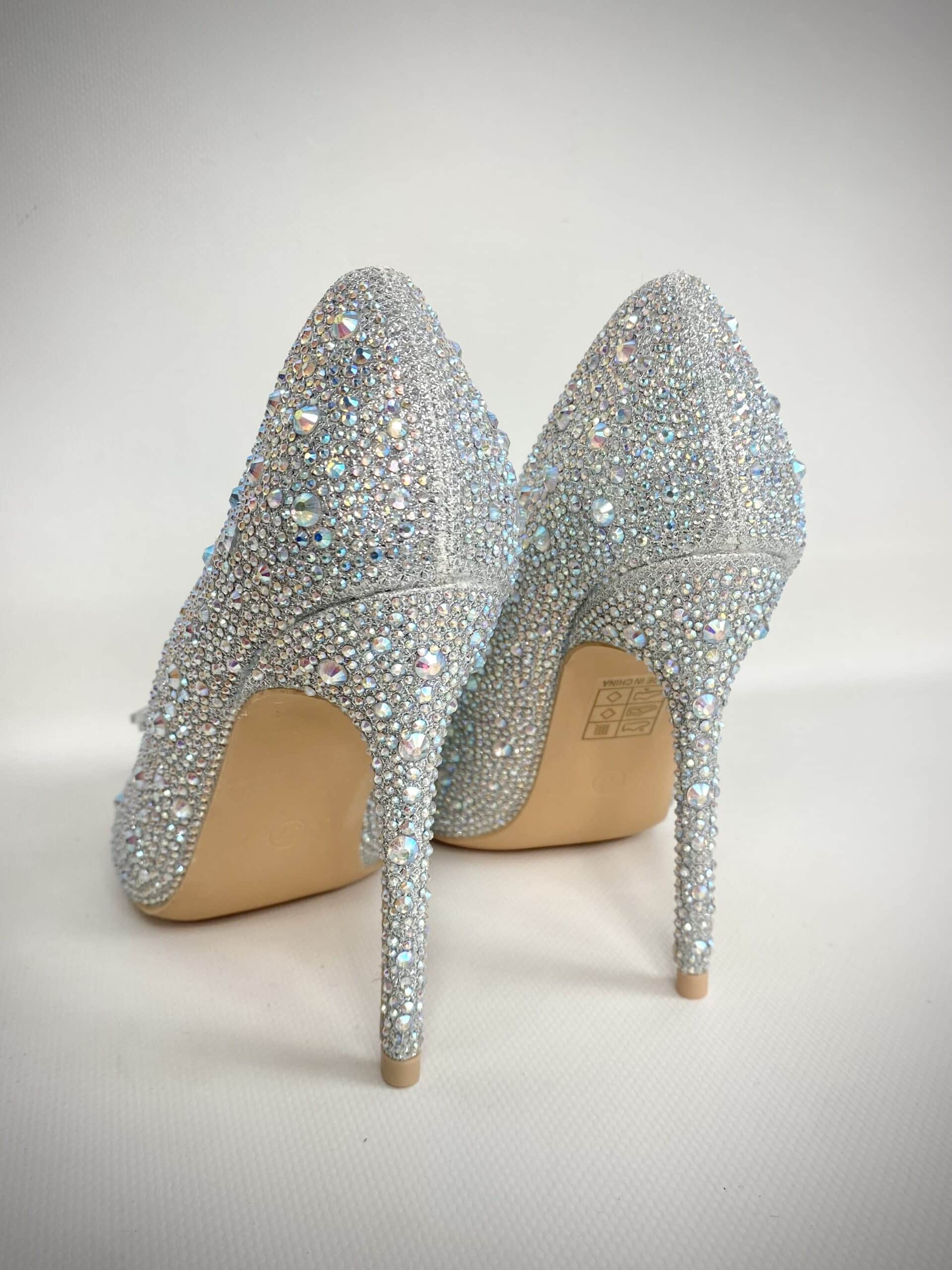 Decollete Cinderella -  Argento Diamond