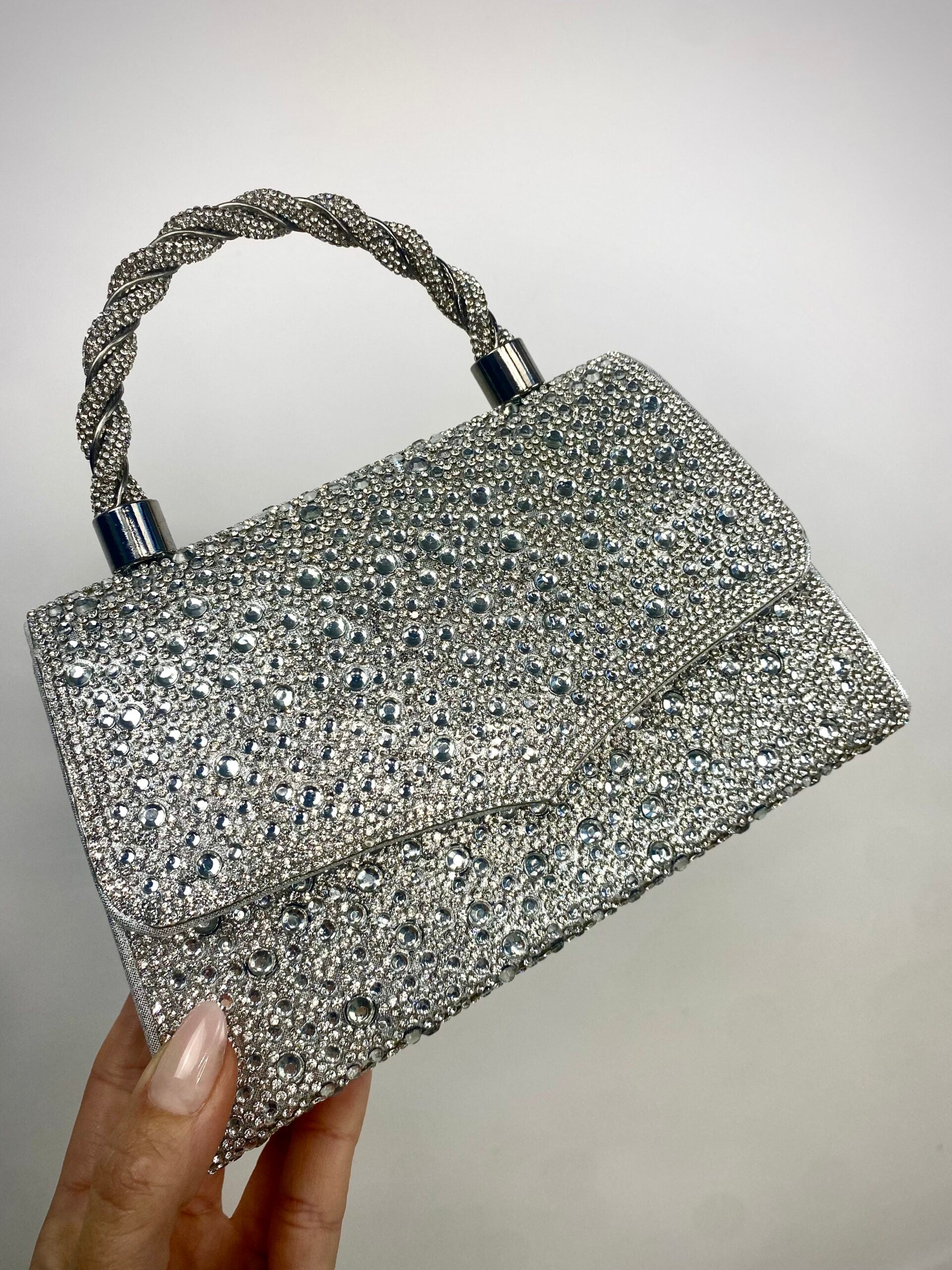 Mini Bag Crystal - Argento Diamond