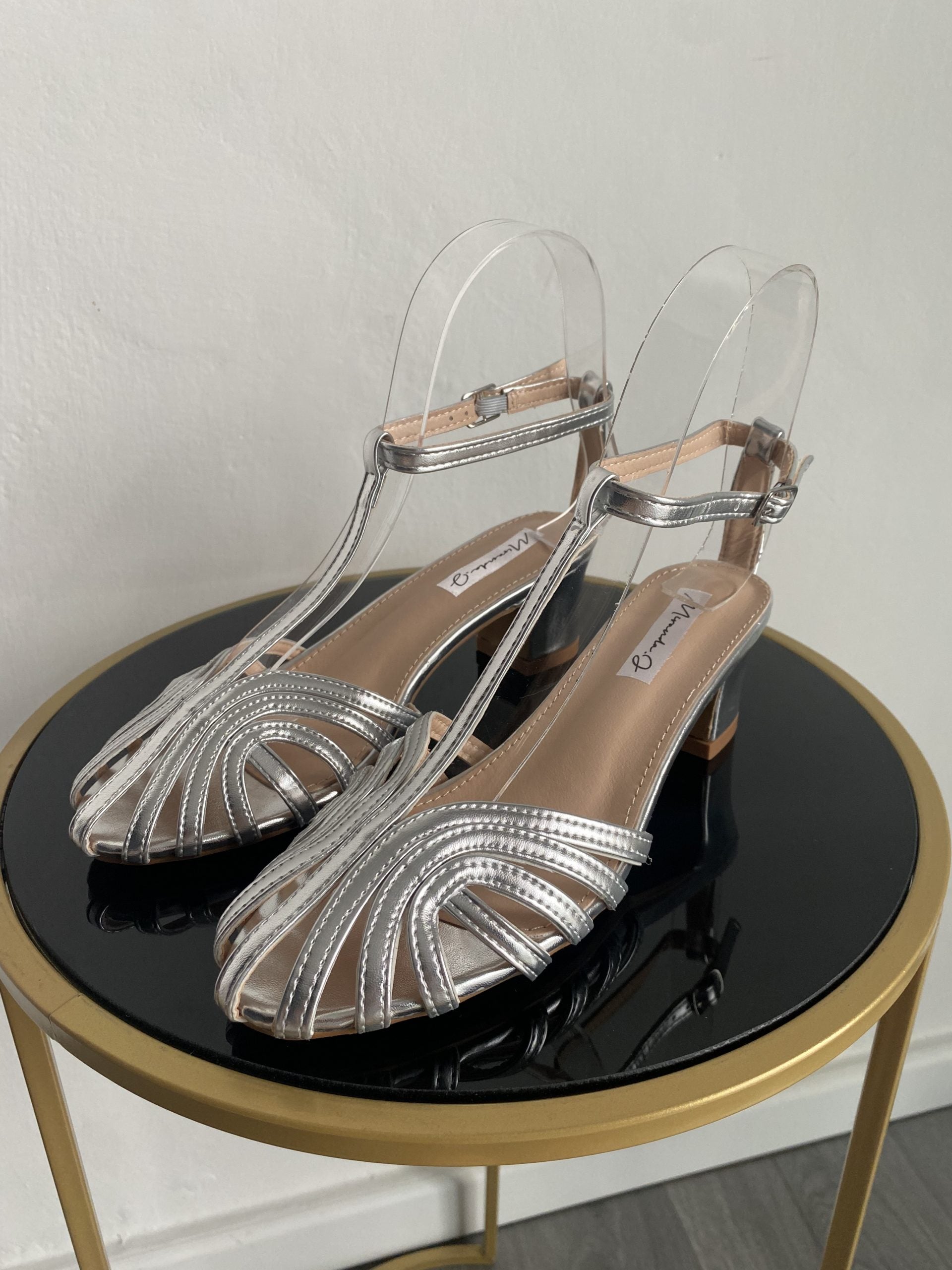 Sandali Tango Lover Low heels -  Argento