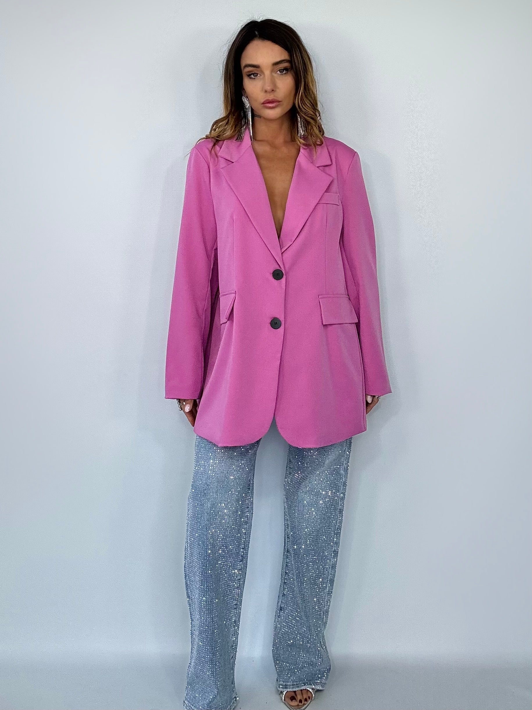 Blazer Super Over - Rosa Big Bubble