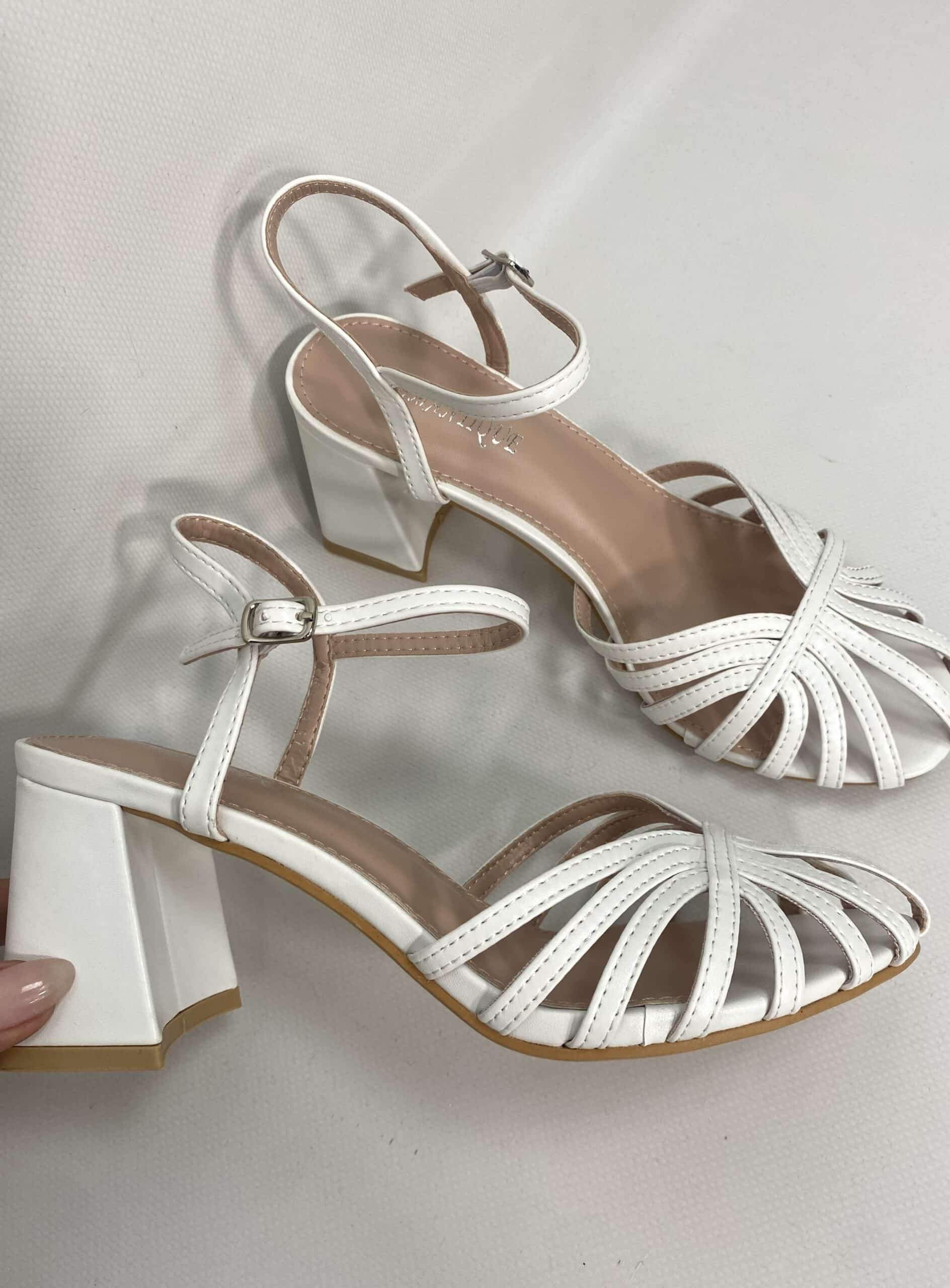 Sandali Tango Medium Comfort Heels - Bianco