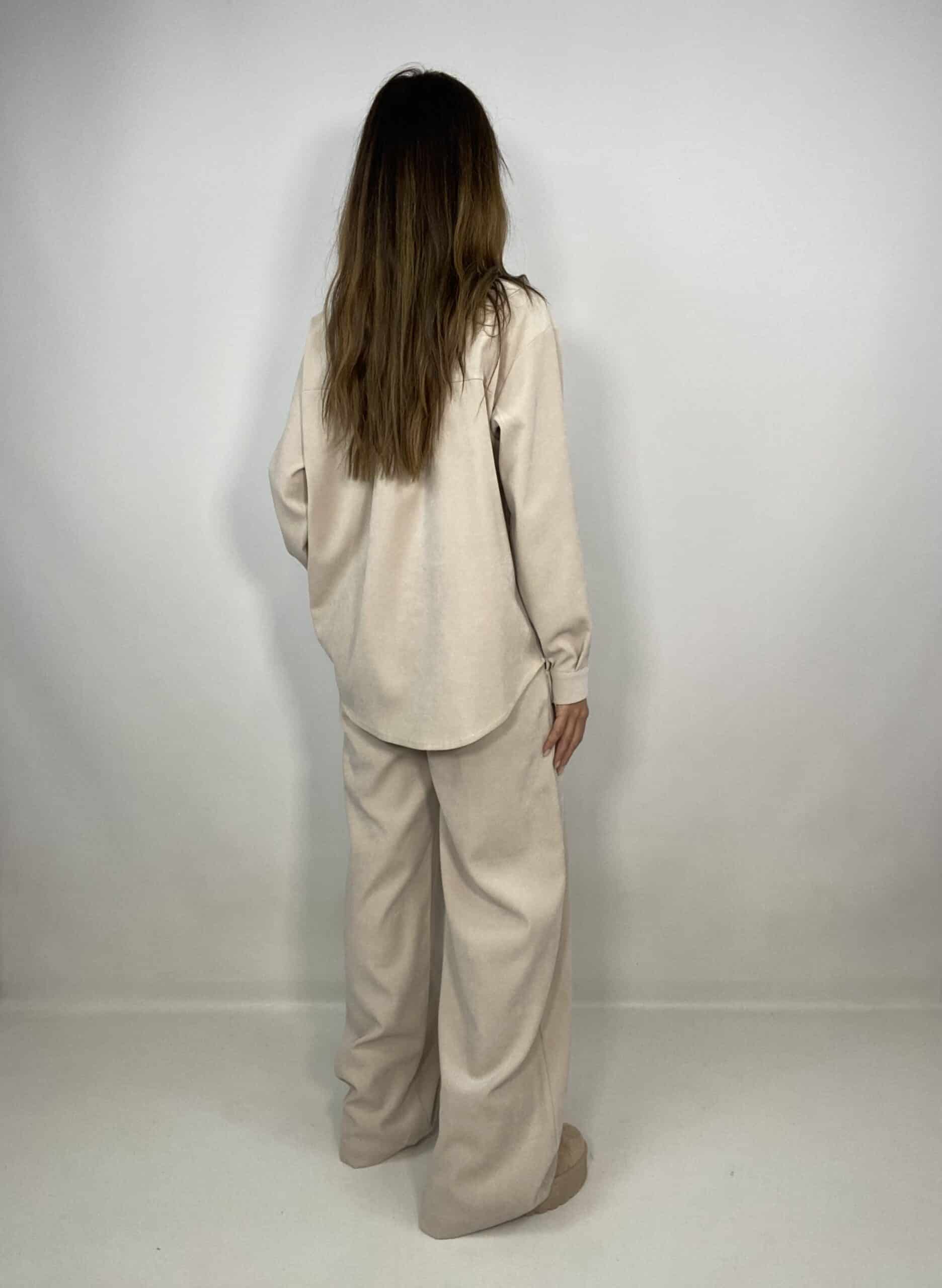 Camicia Completo Top Quality - Velluto Beige