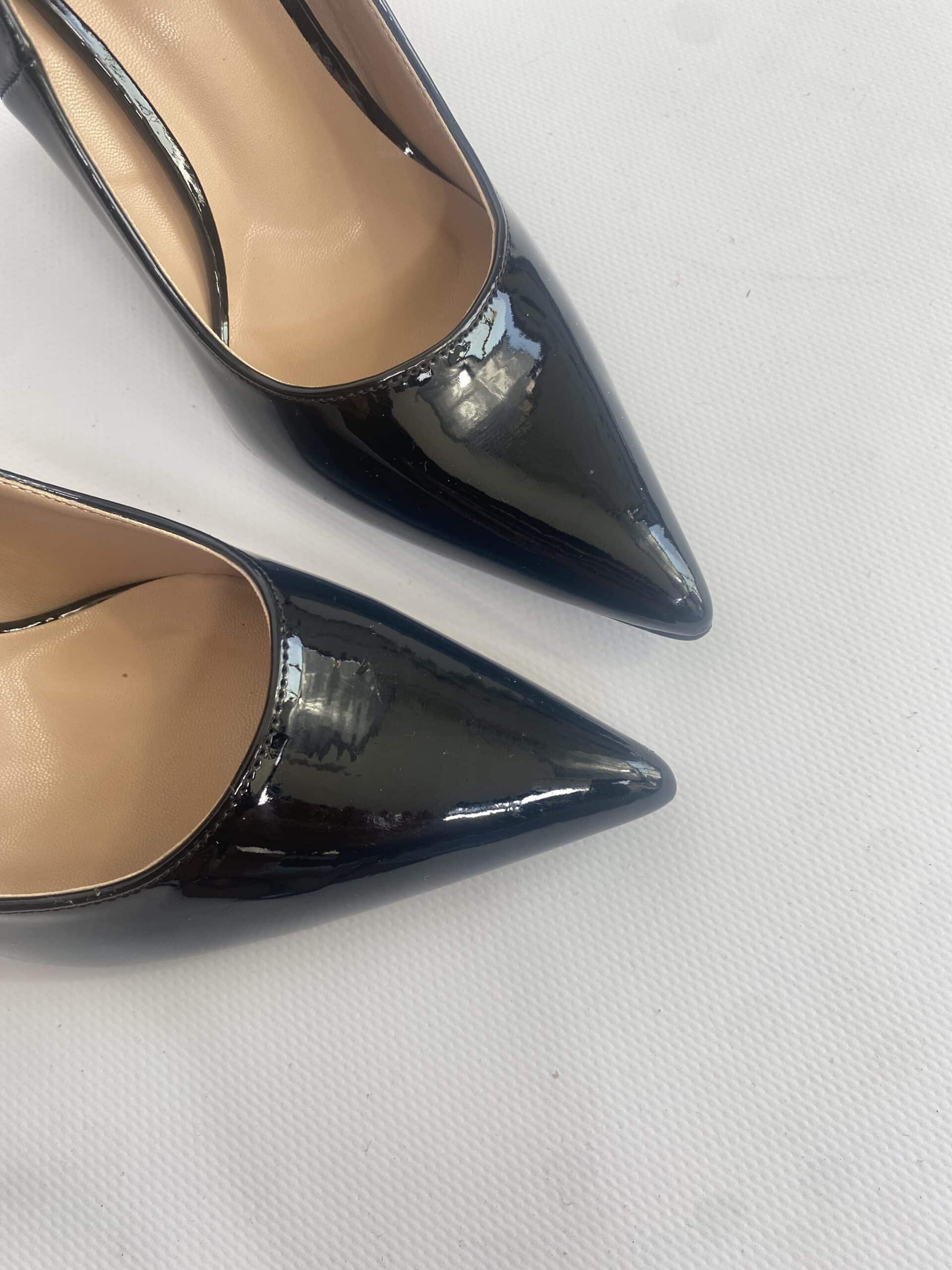 Decollete Tacco Scultoreo  - Vernice Nero