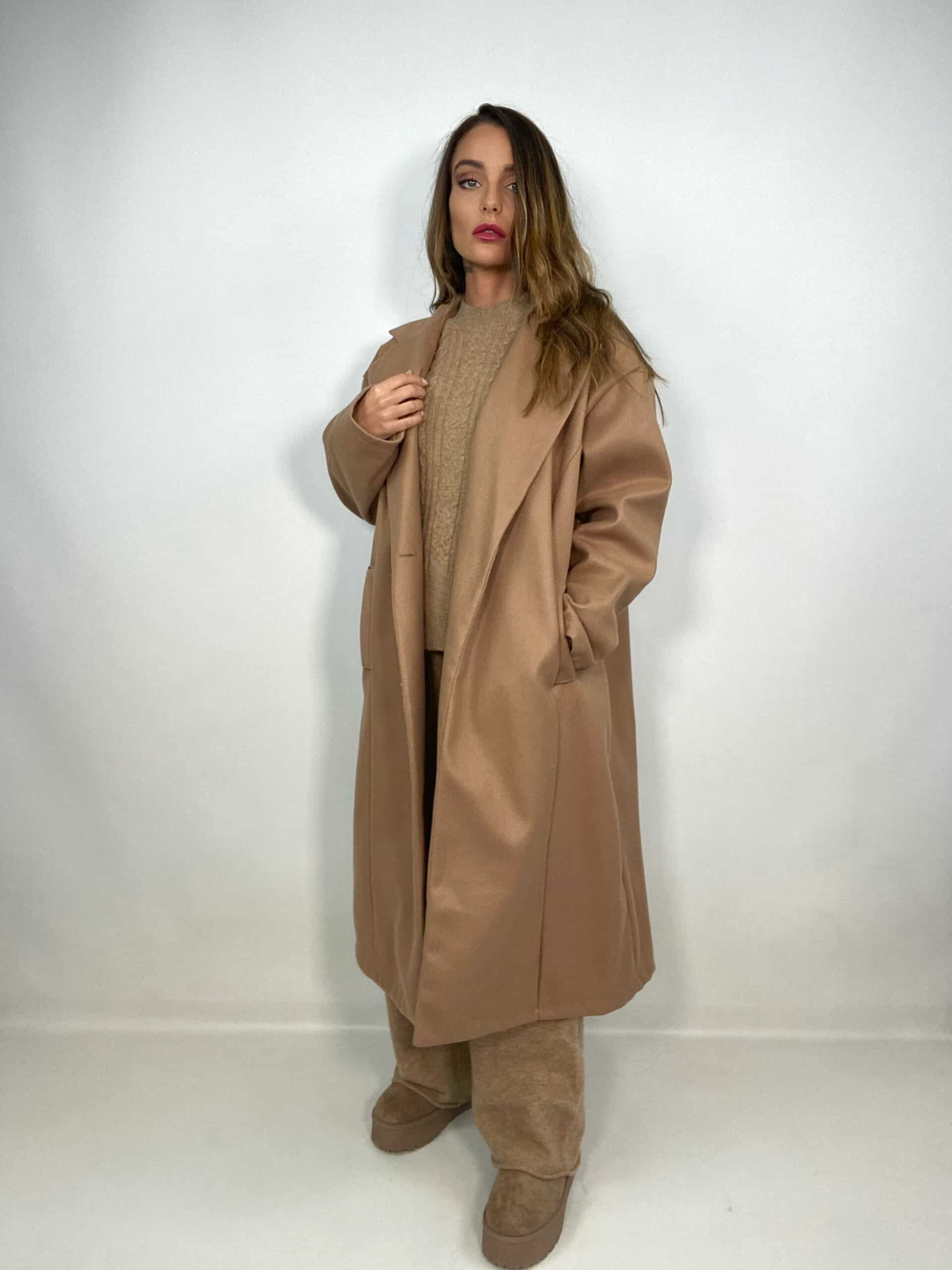 Cappotto Oversize -  Cammello