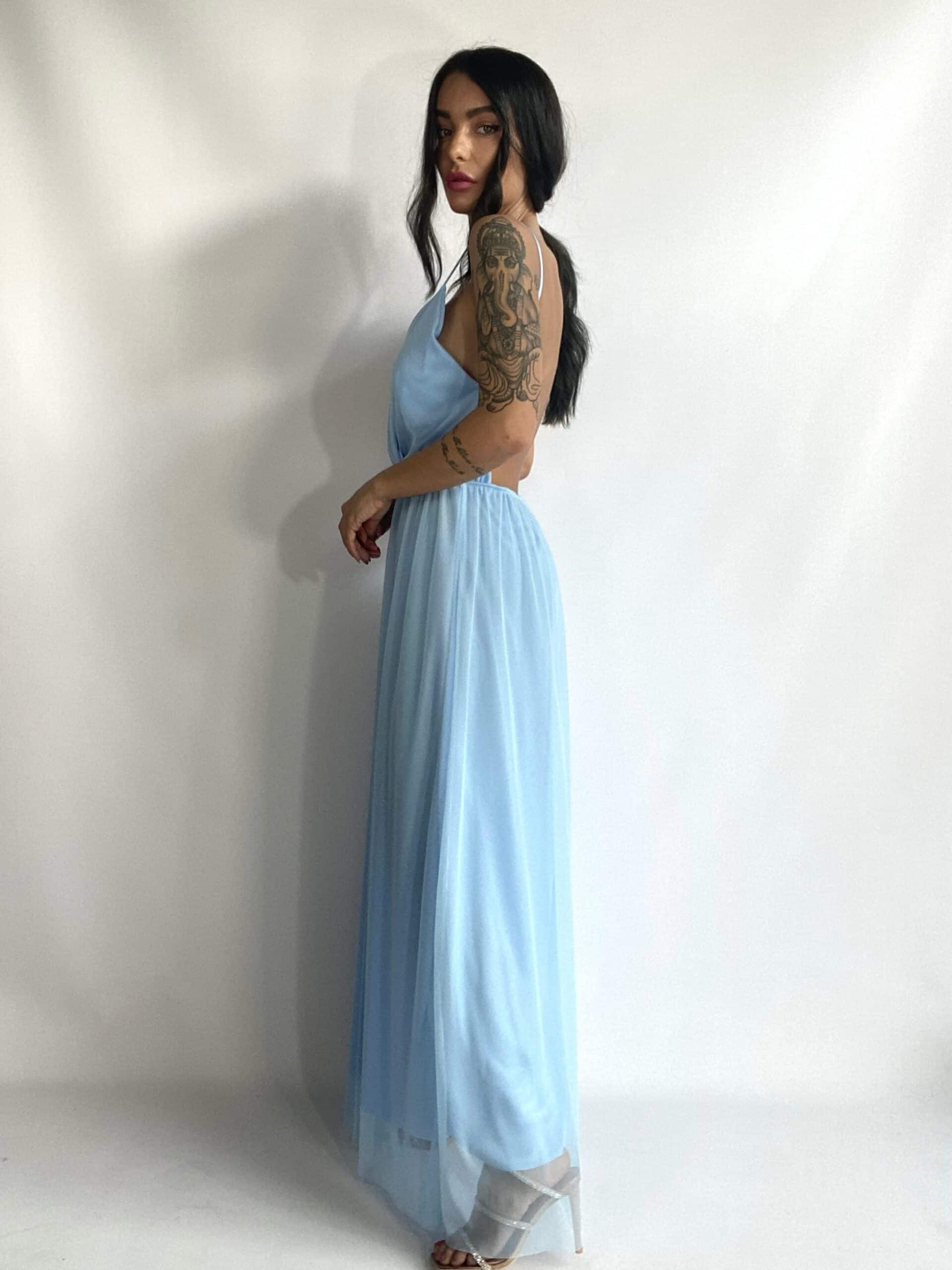 Maxi Dress Demoiselle - Bianco