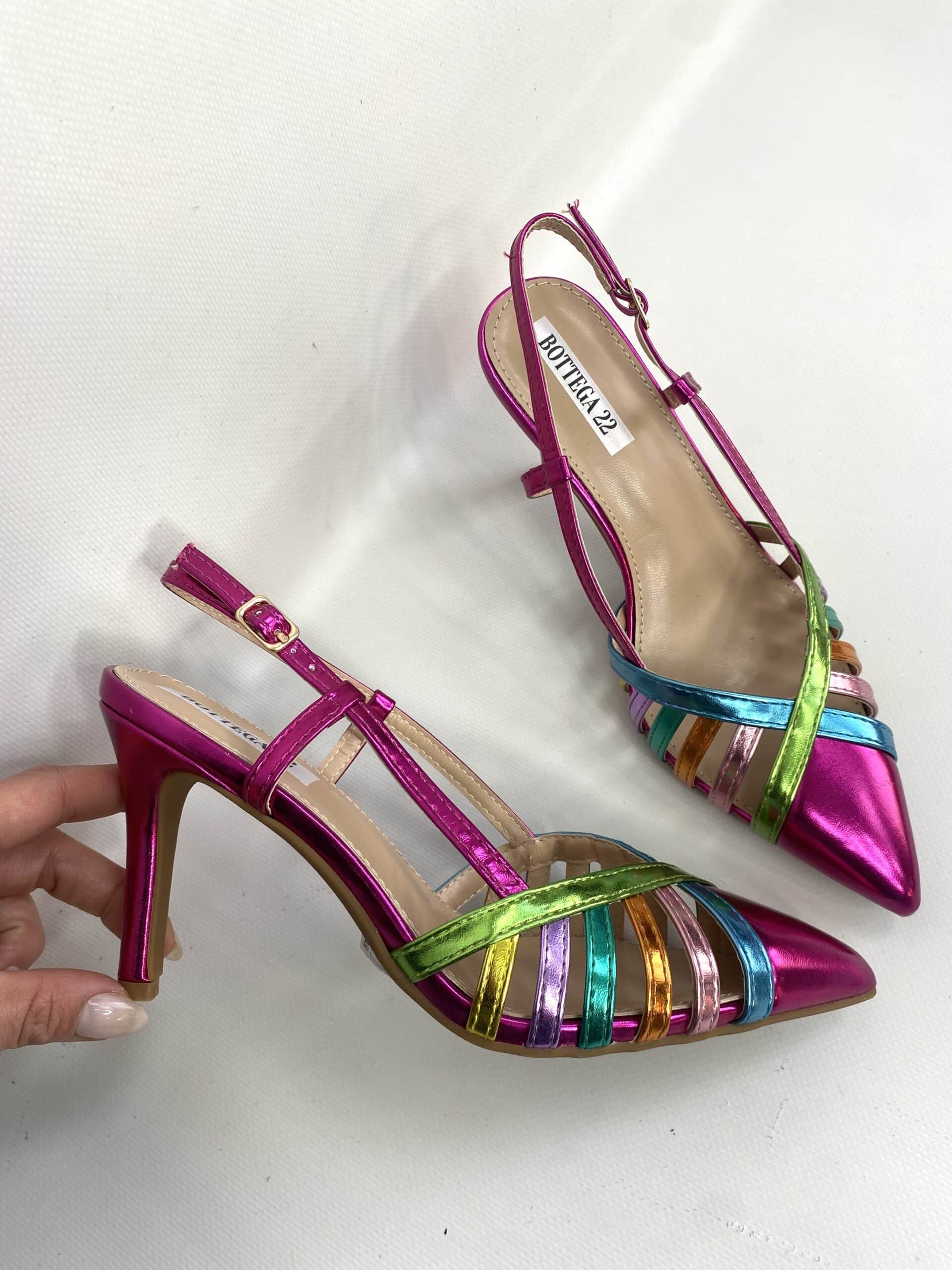 Slingback Silla 2.0 - Multicolor - Fucsia