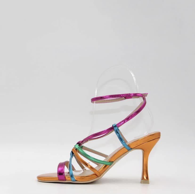 Sandali Ring - Multicolor / Arancio