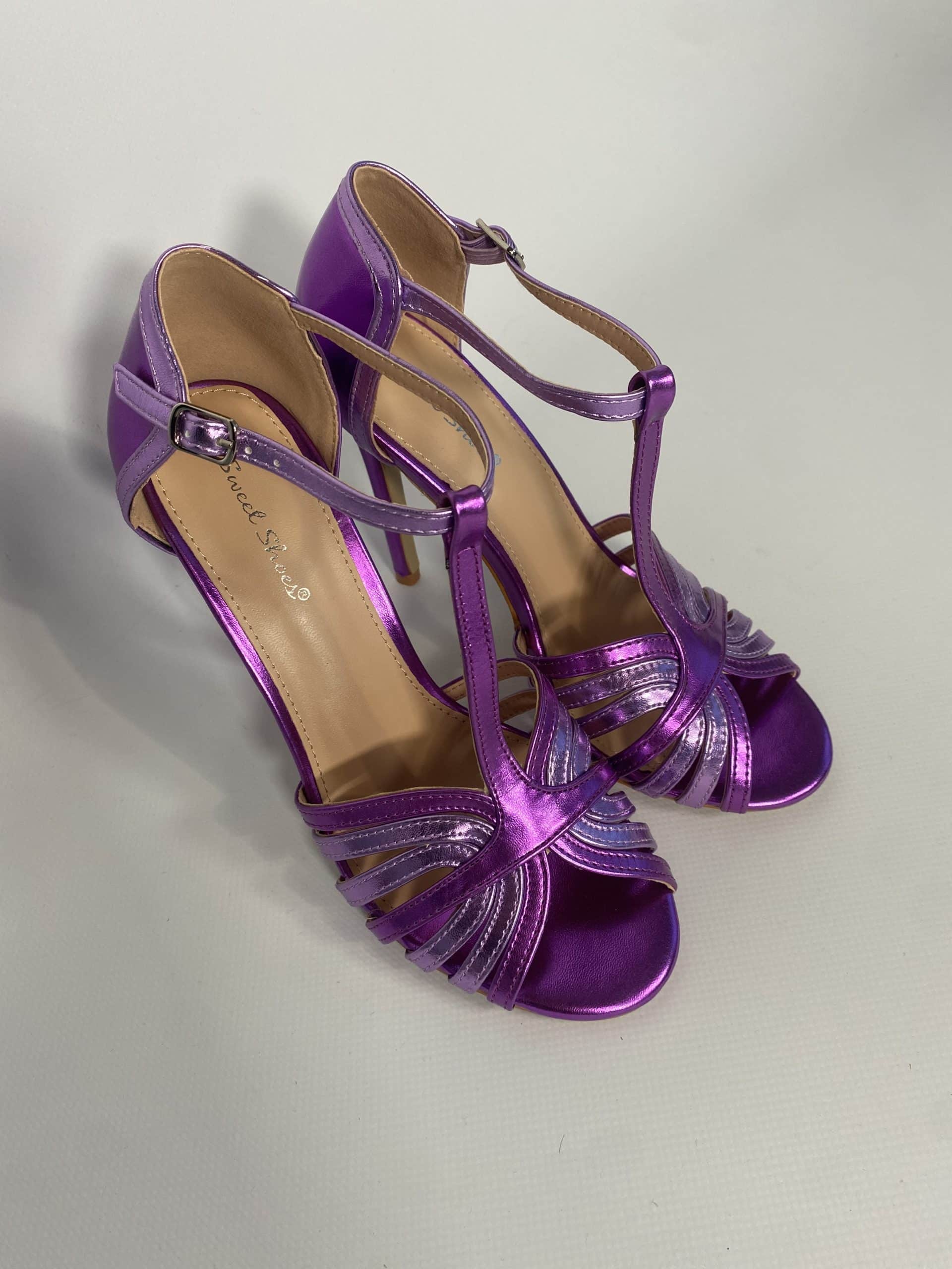 Sandali Tango Open Toe  Bicolor - Viola / Lilla