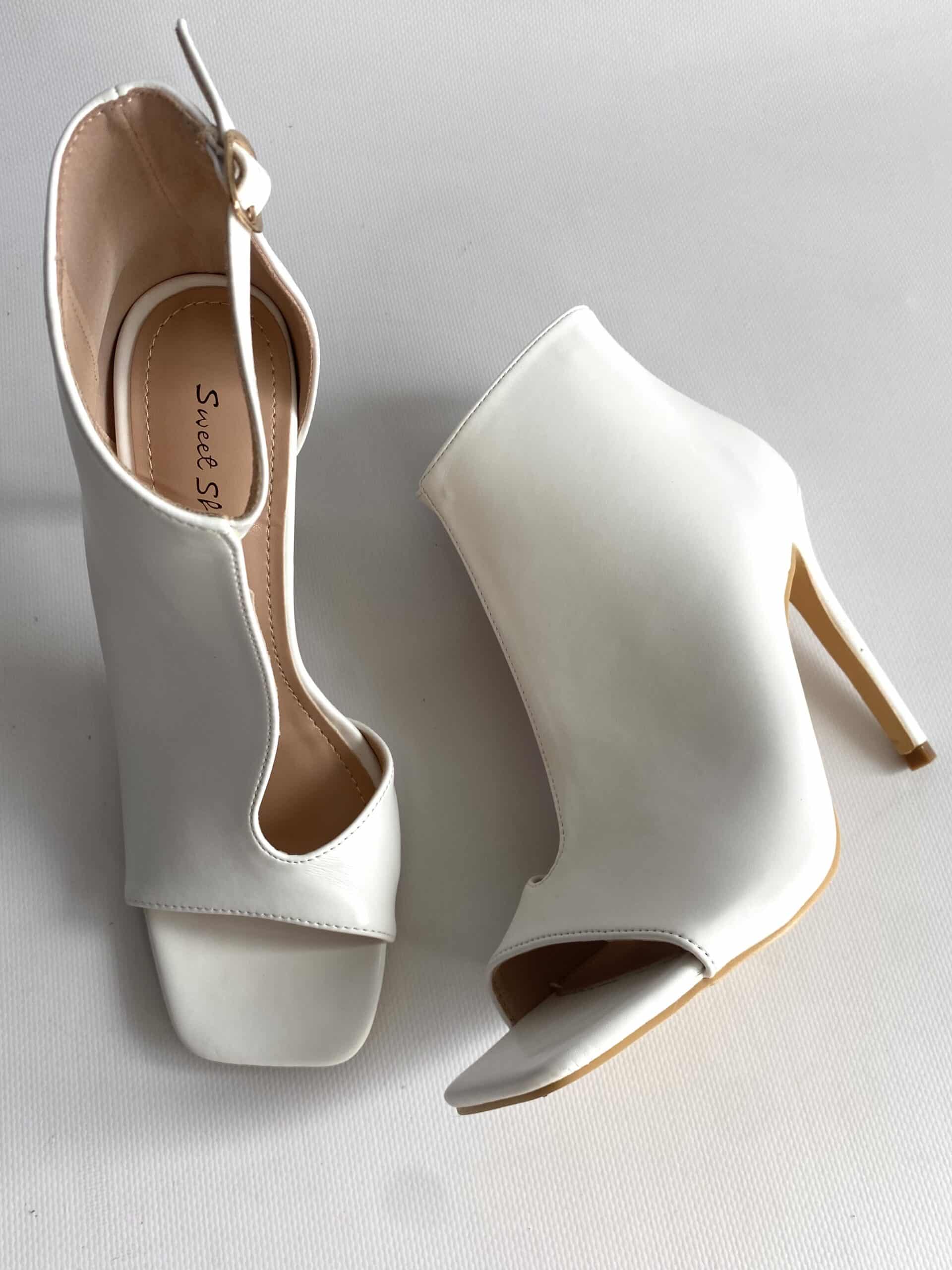 Tronchetto cut out spuntato -  Bianco