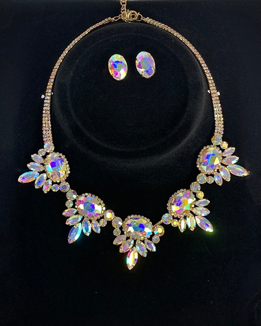 Set Collana e Orecchini Cindy  - Cangiante