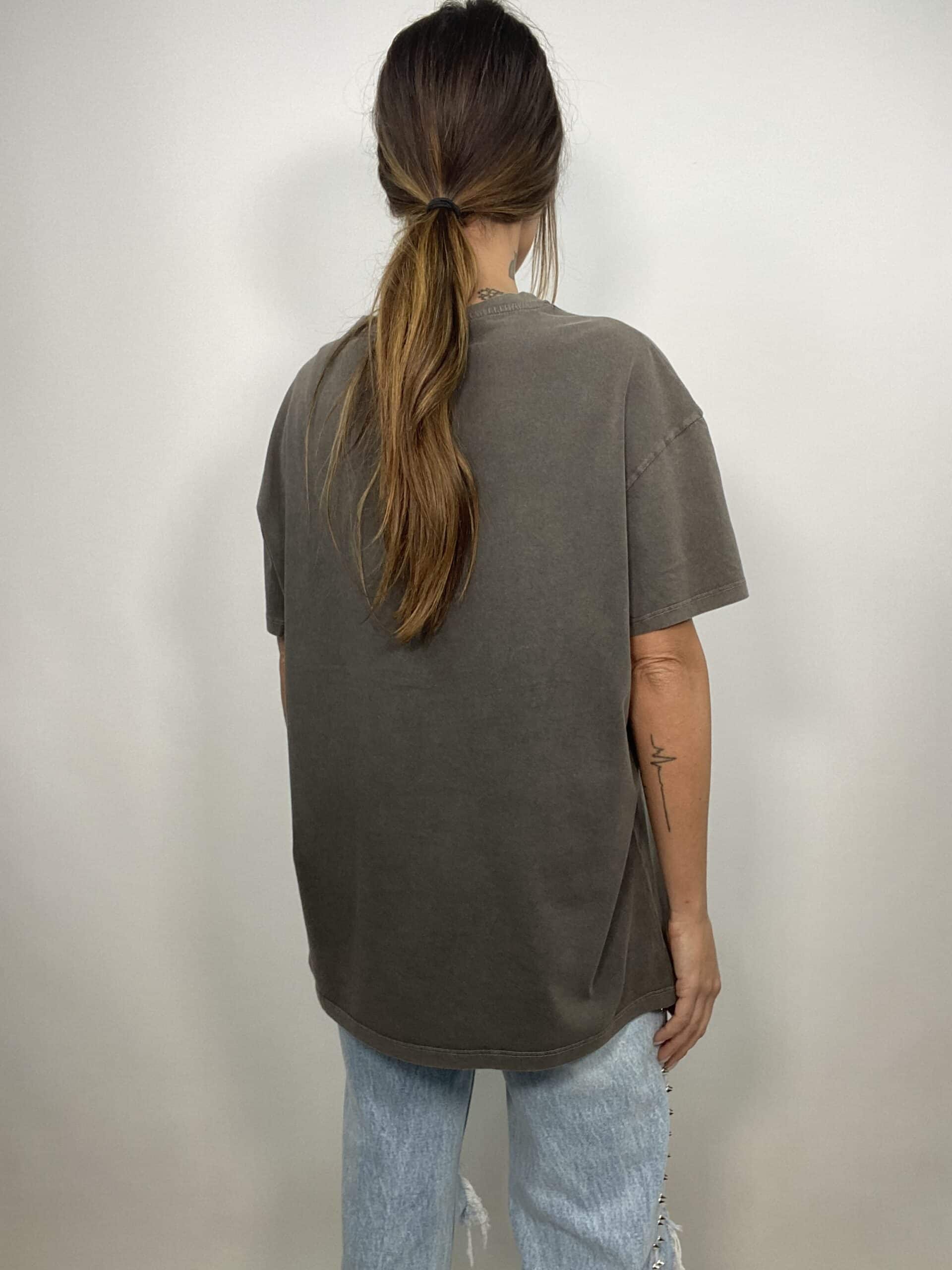 T-shirt Acid Wash - Leopardo - Cringe