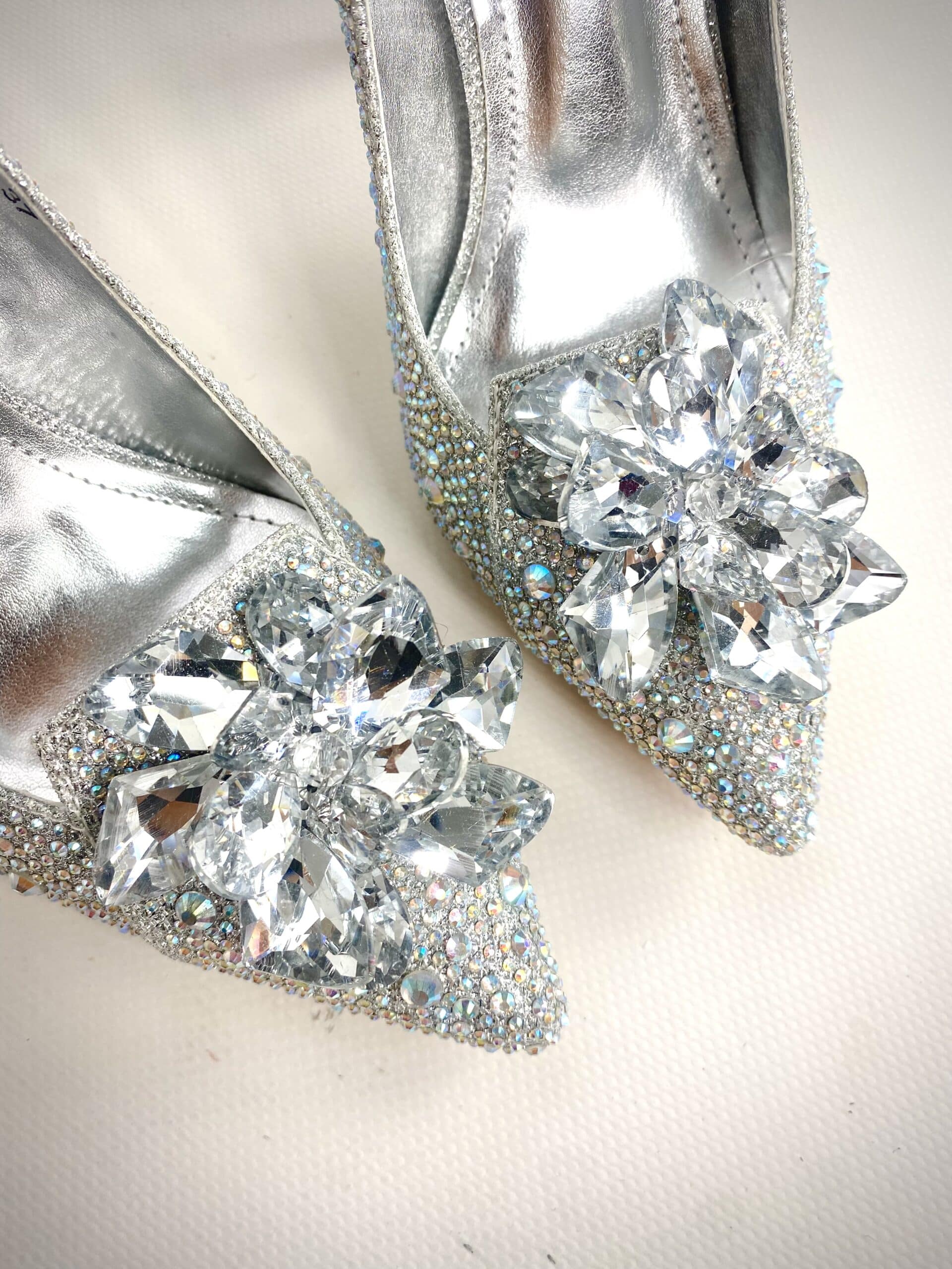 Decollete Cinderella -  Argento Diamond