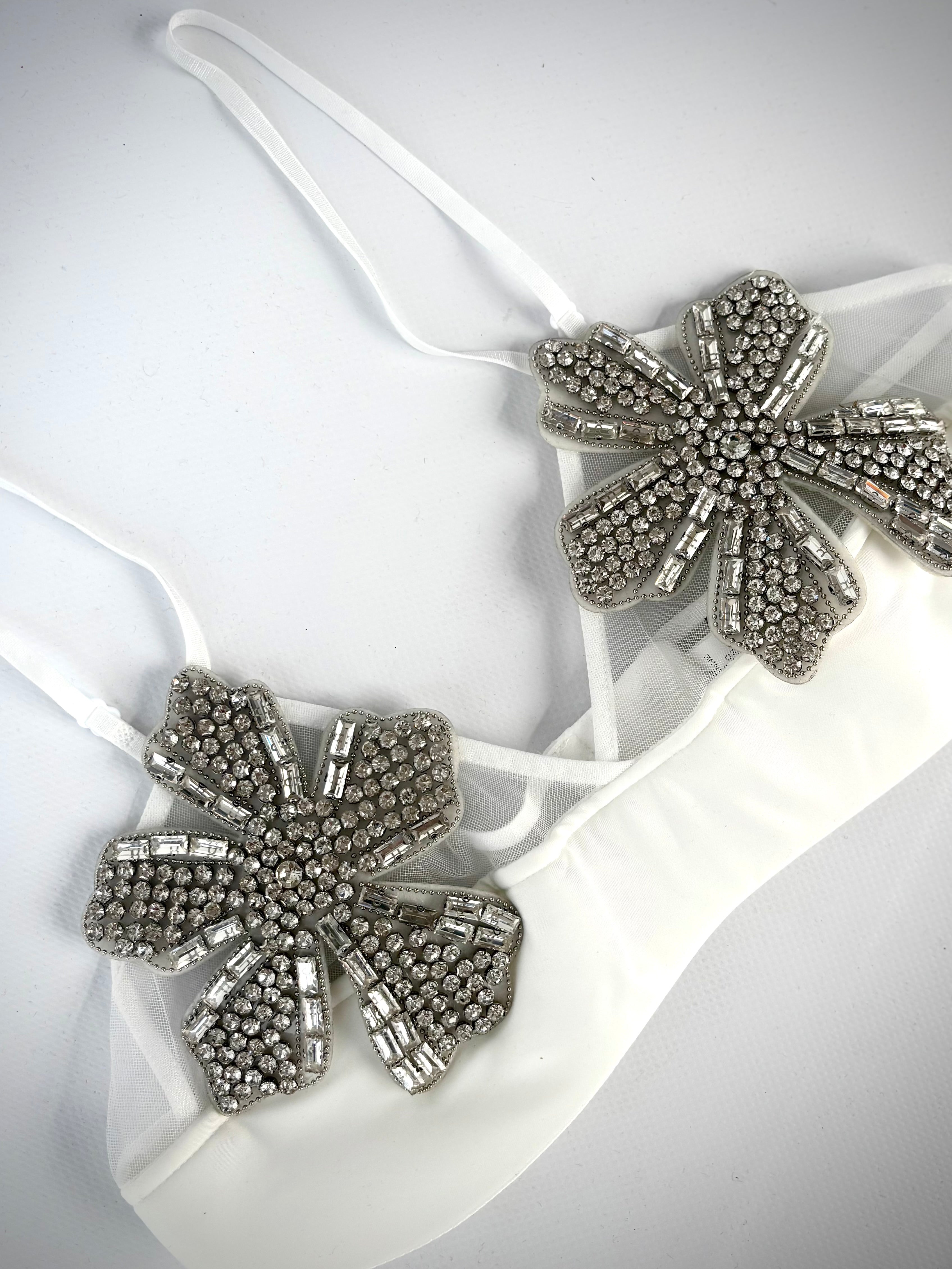 Bralette Fiore Gioiello - Bianco