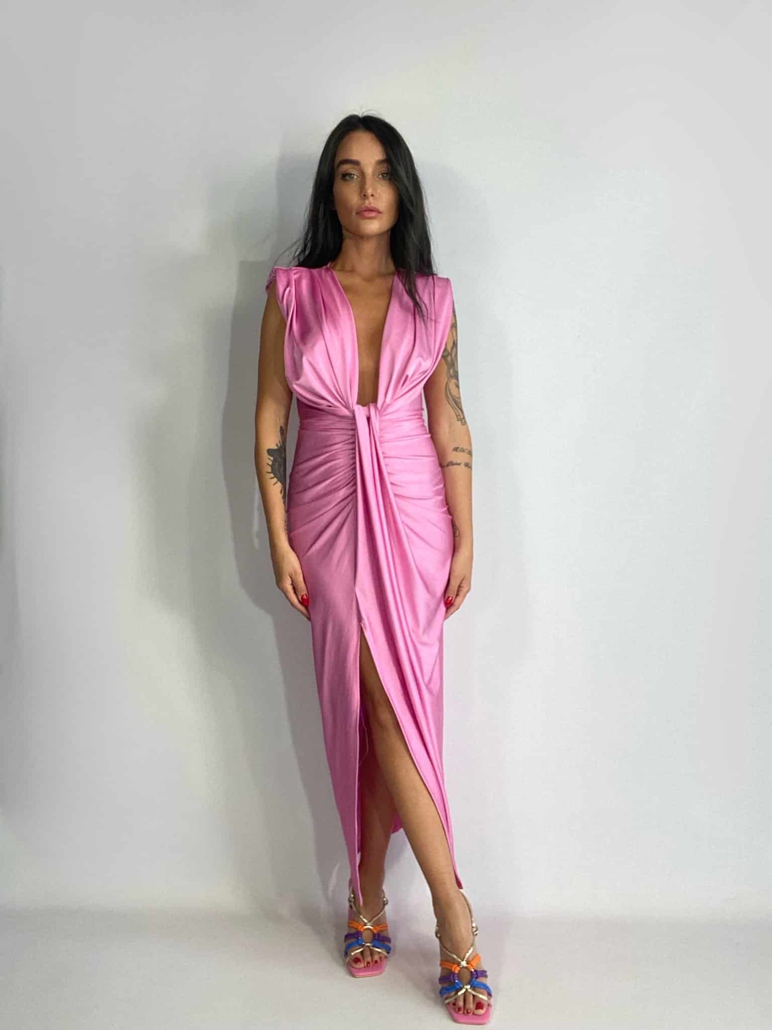 Maxi Dress 80s - Azzurro