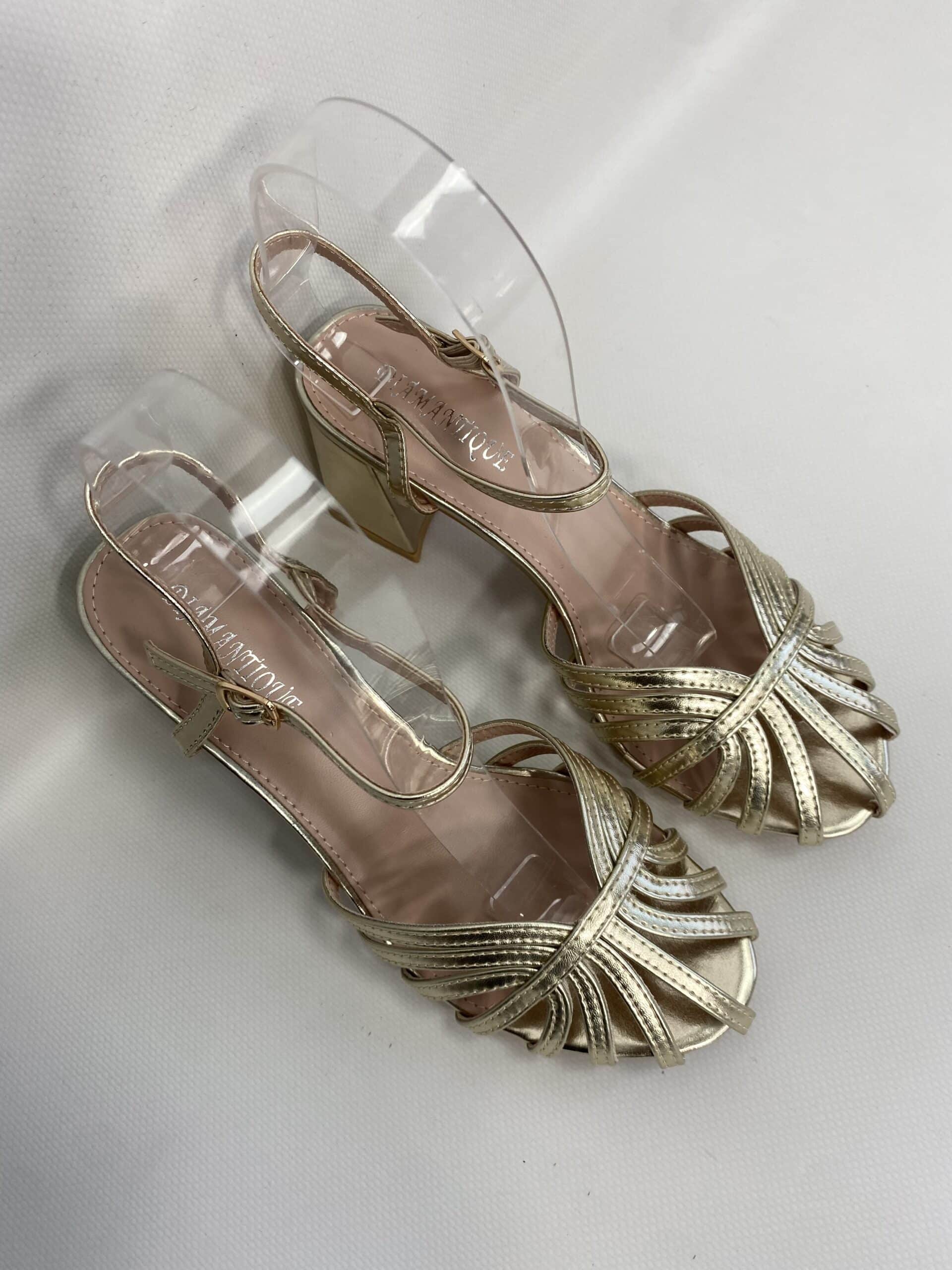 Sandali Tango Medium Comfort Heels - Oro