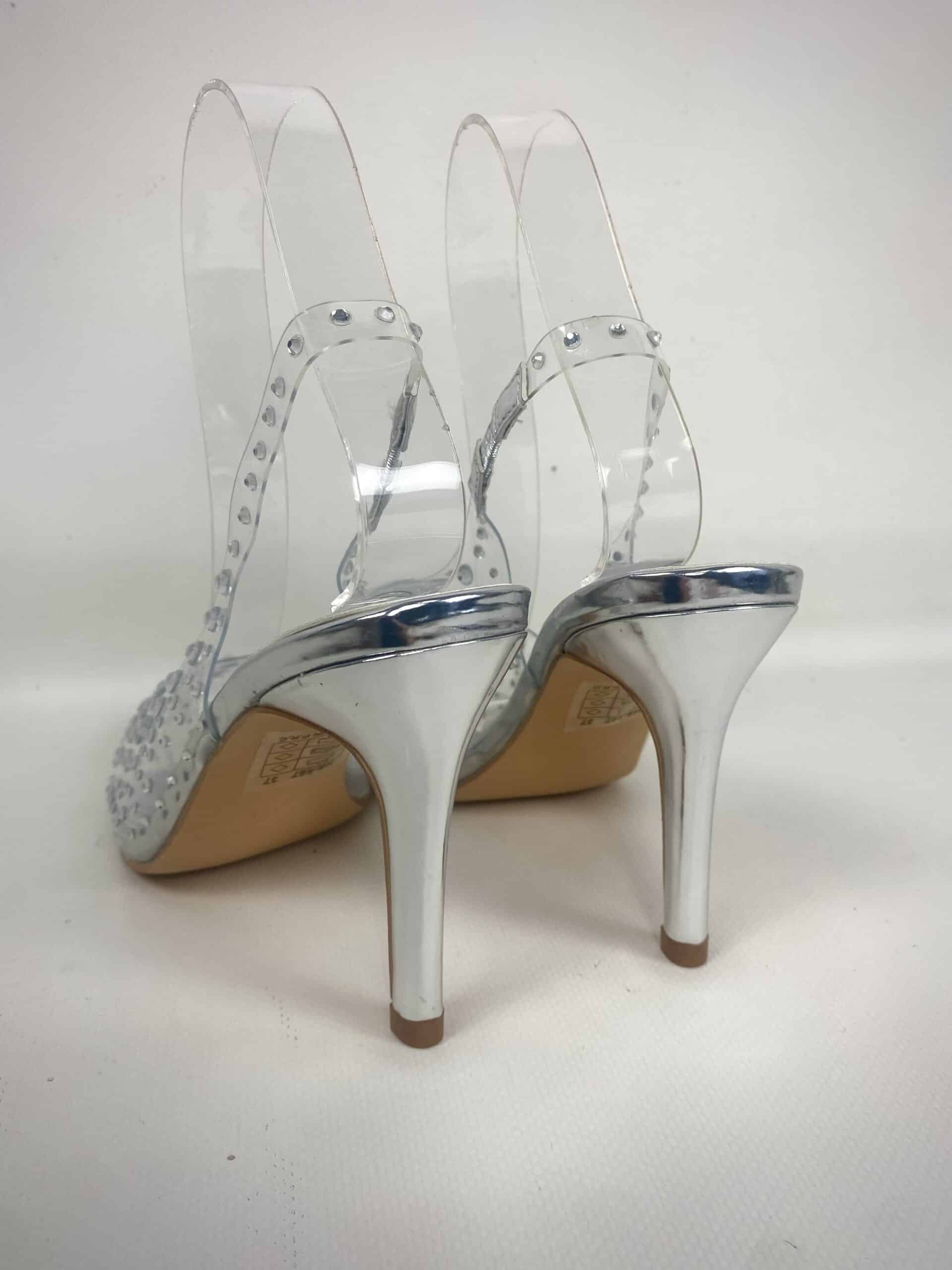 Slingback Crystal -  Argento Diamond