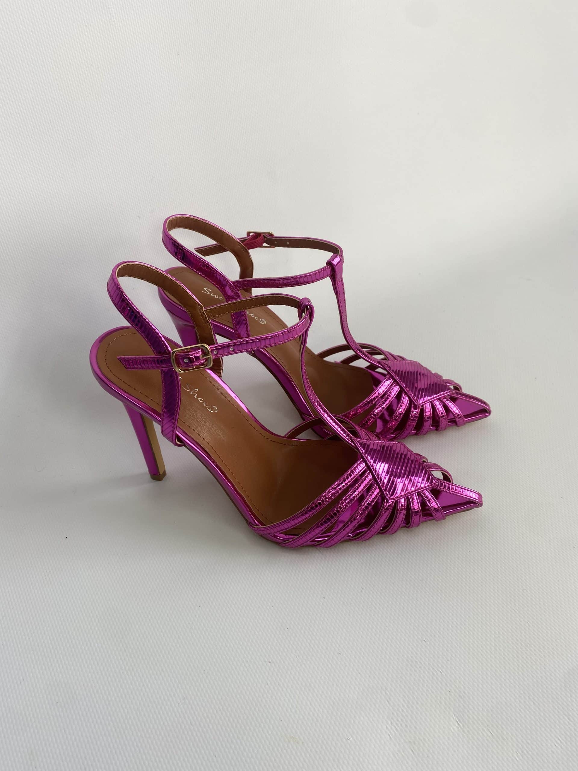 Sandali Silla T-bar - Fucsia