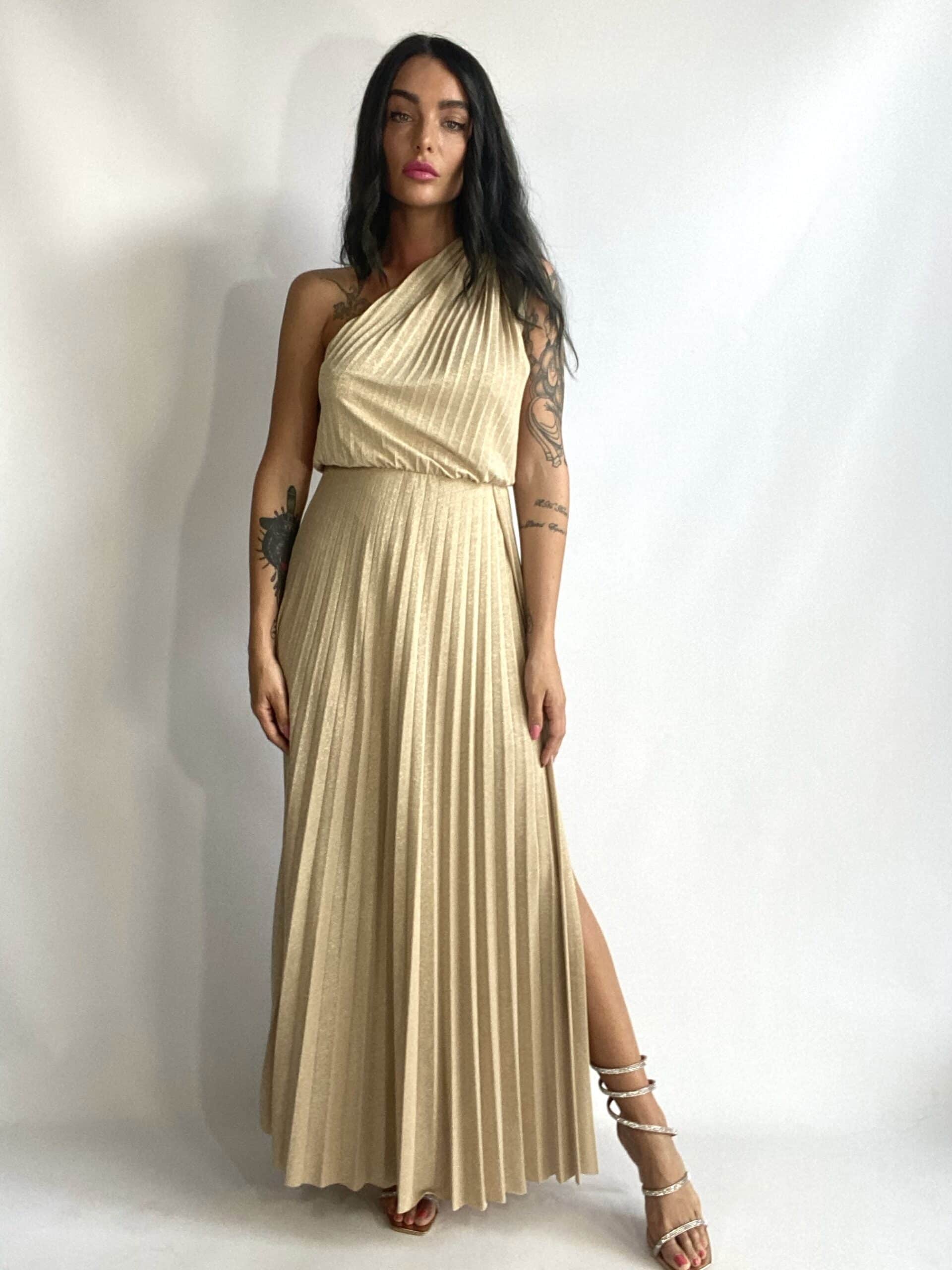 Maxi Dress 80s - Azzurro