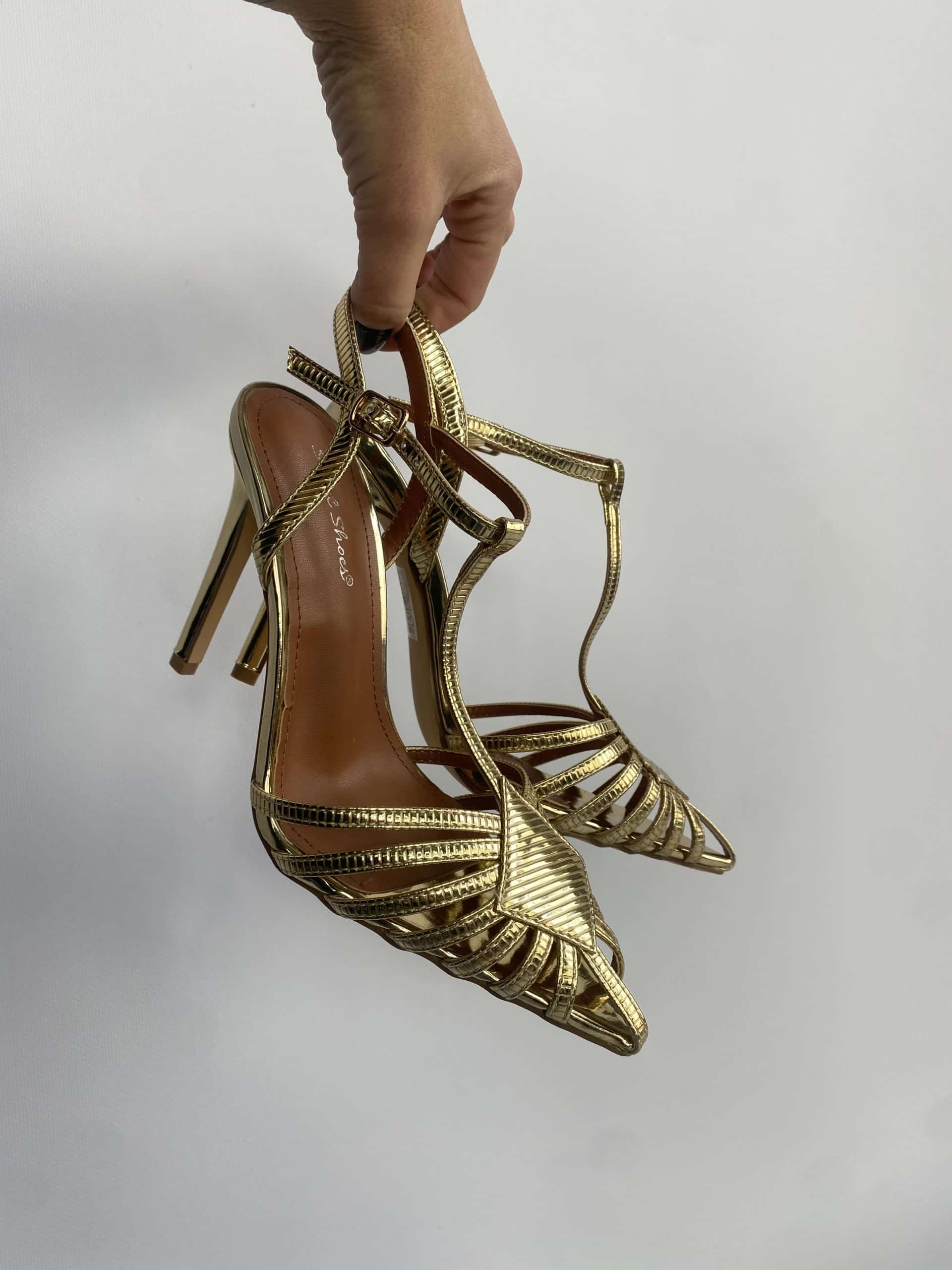 Sandali Silla T-bar - Oro