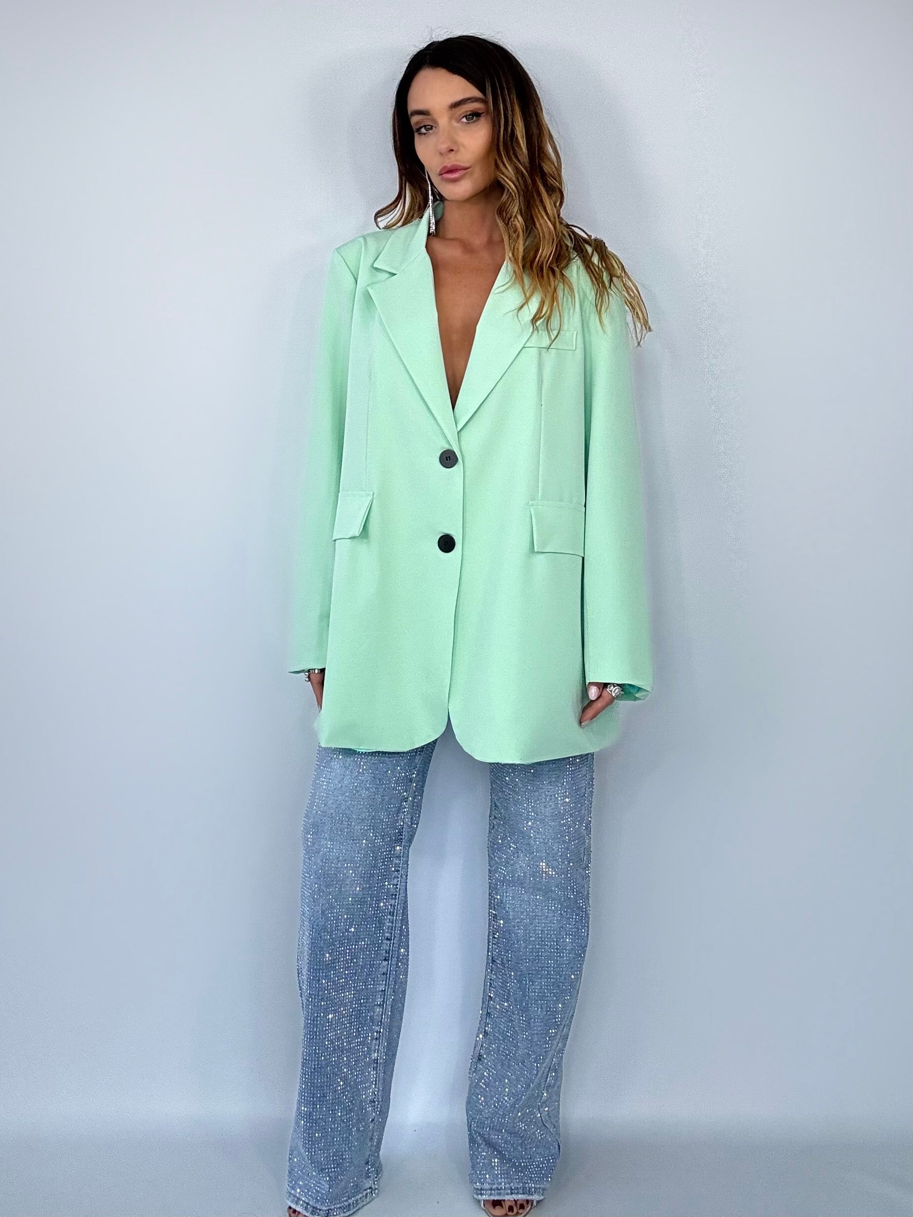 Blazer Super Over - Verde Menta