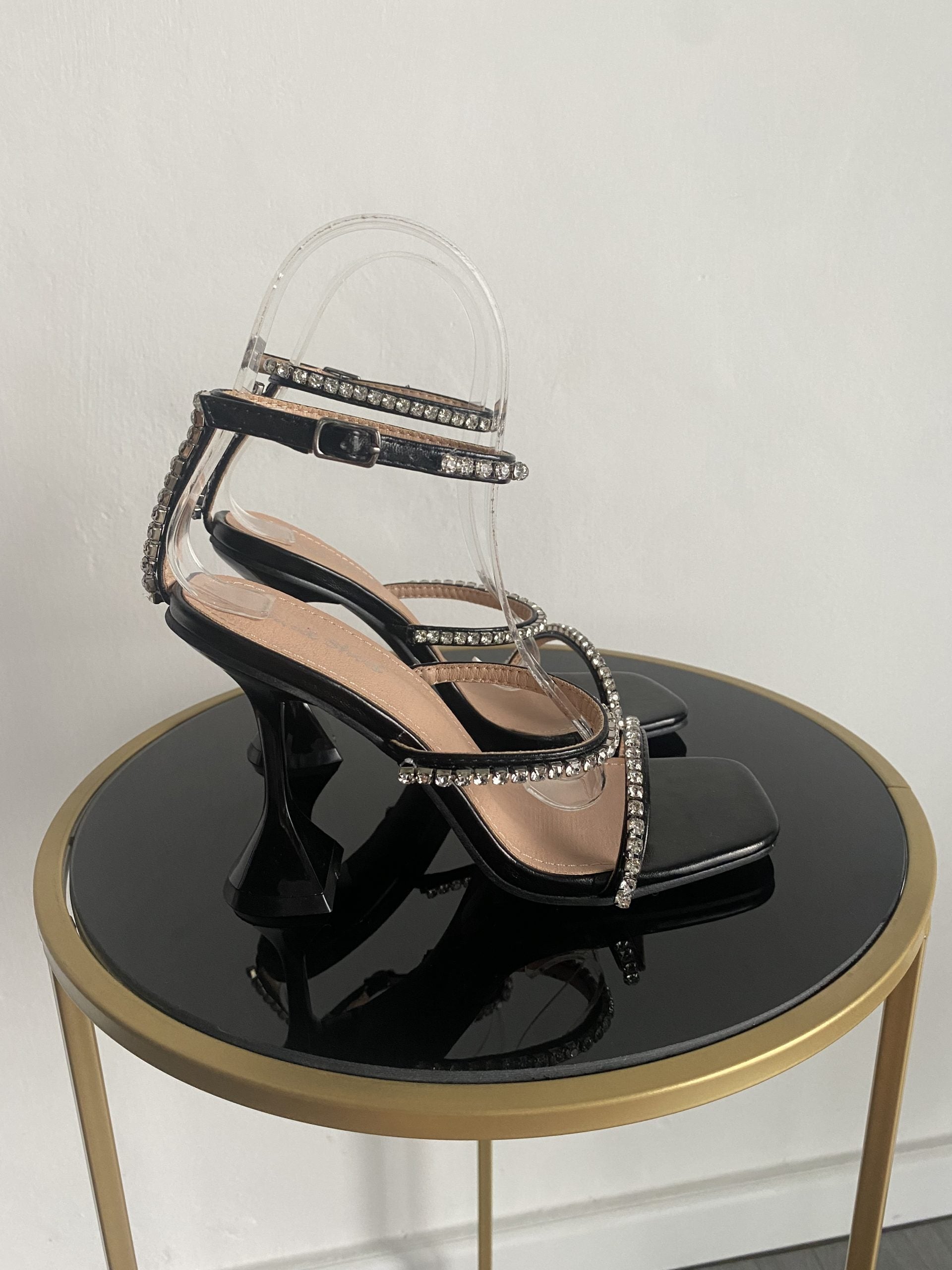 Sandali Gioiello Mina - Nero