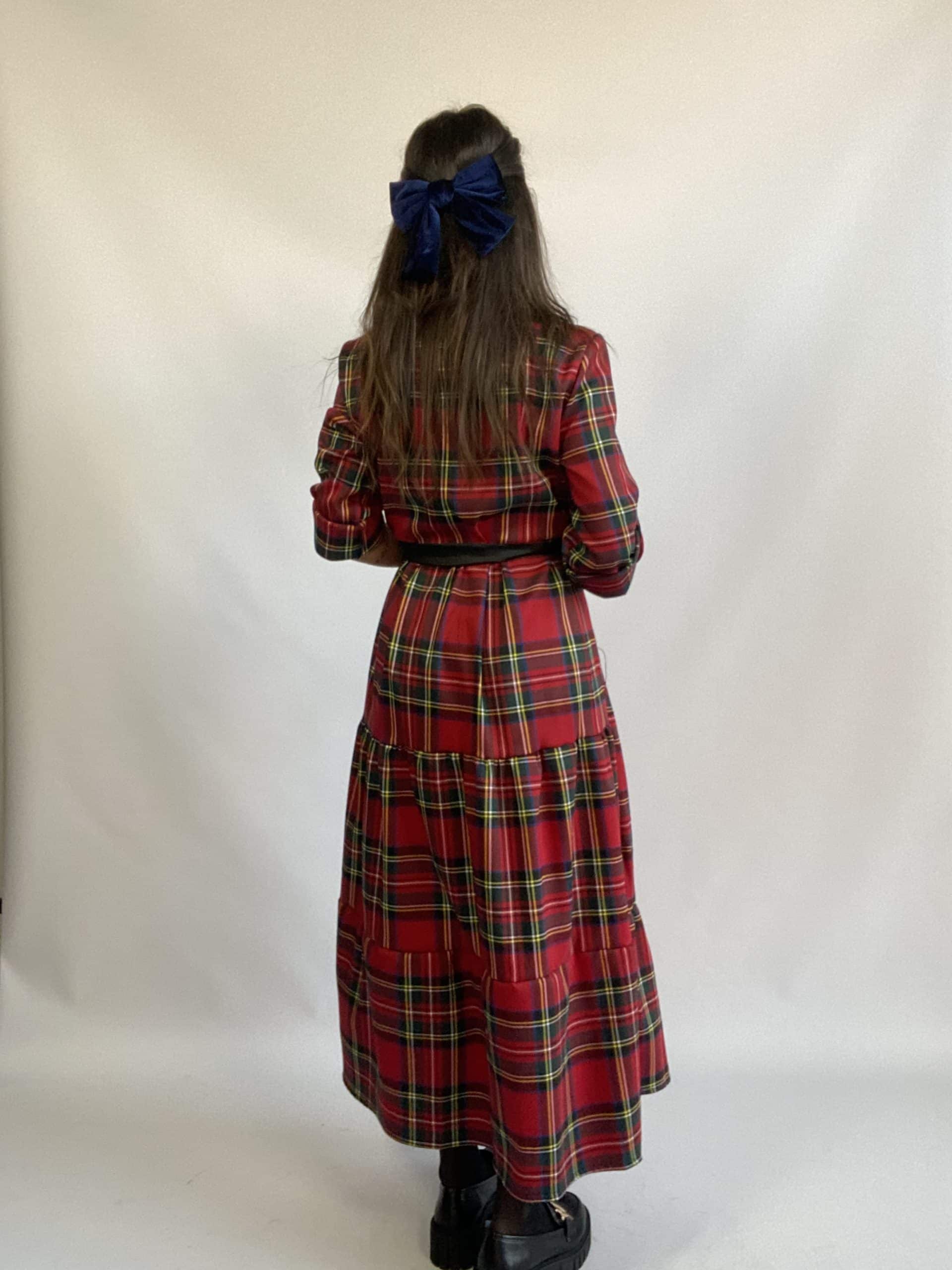 Fermaglio Fiocco in Velluto - Blu