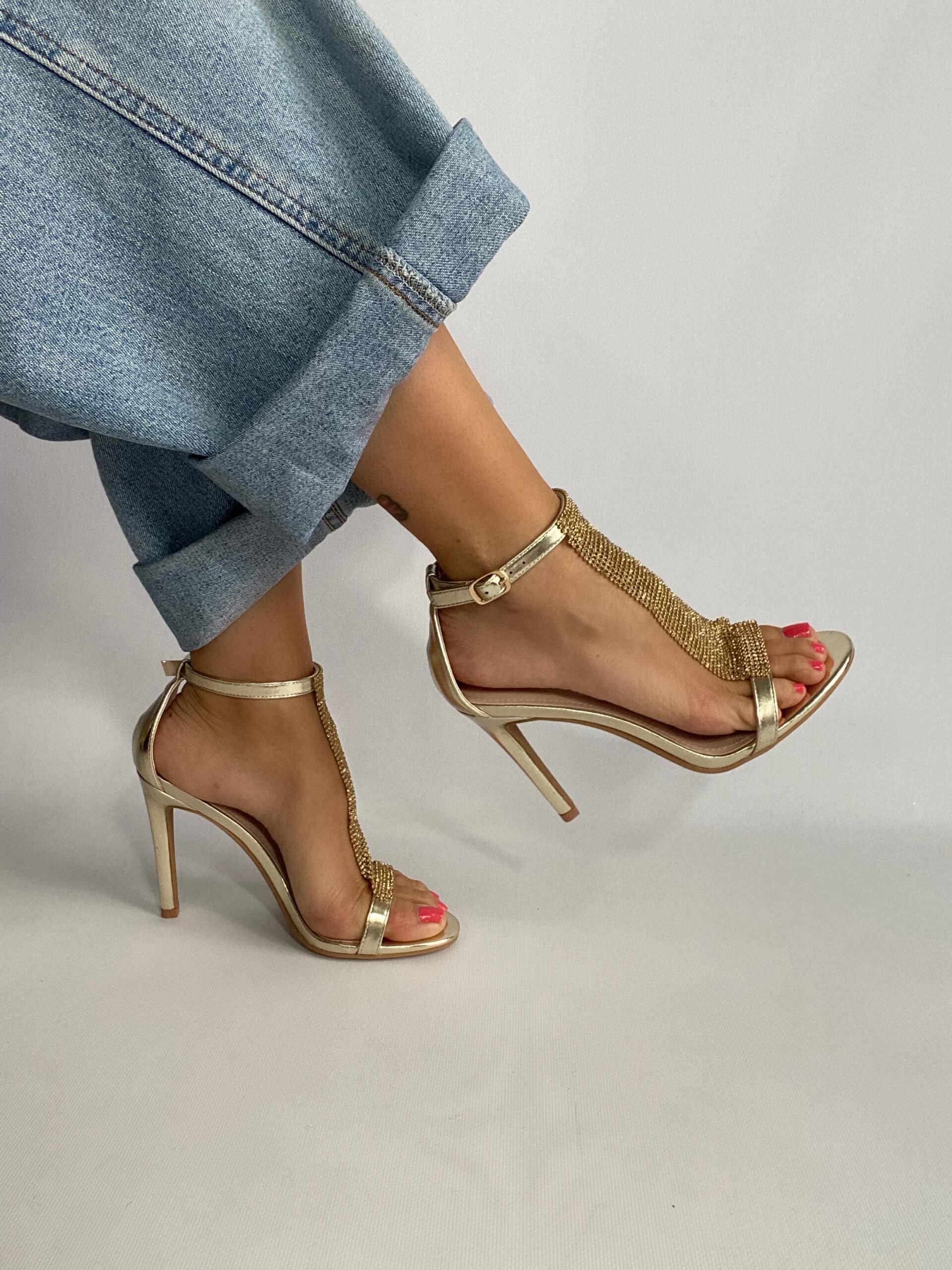 Sandali Shine - Oro.